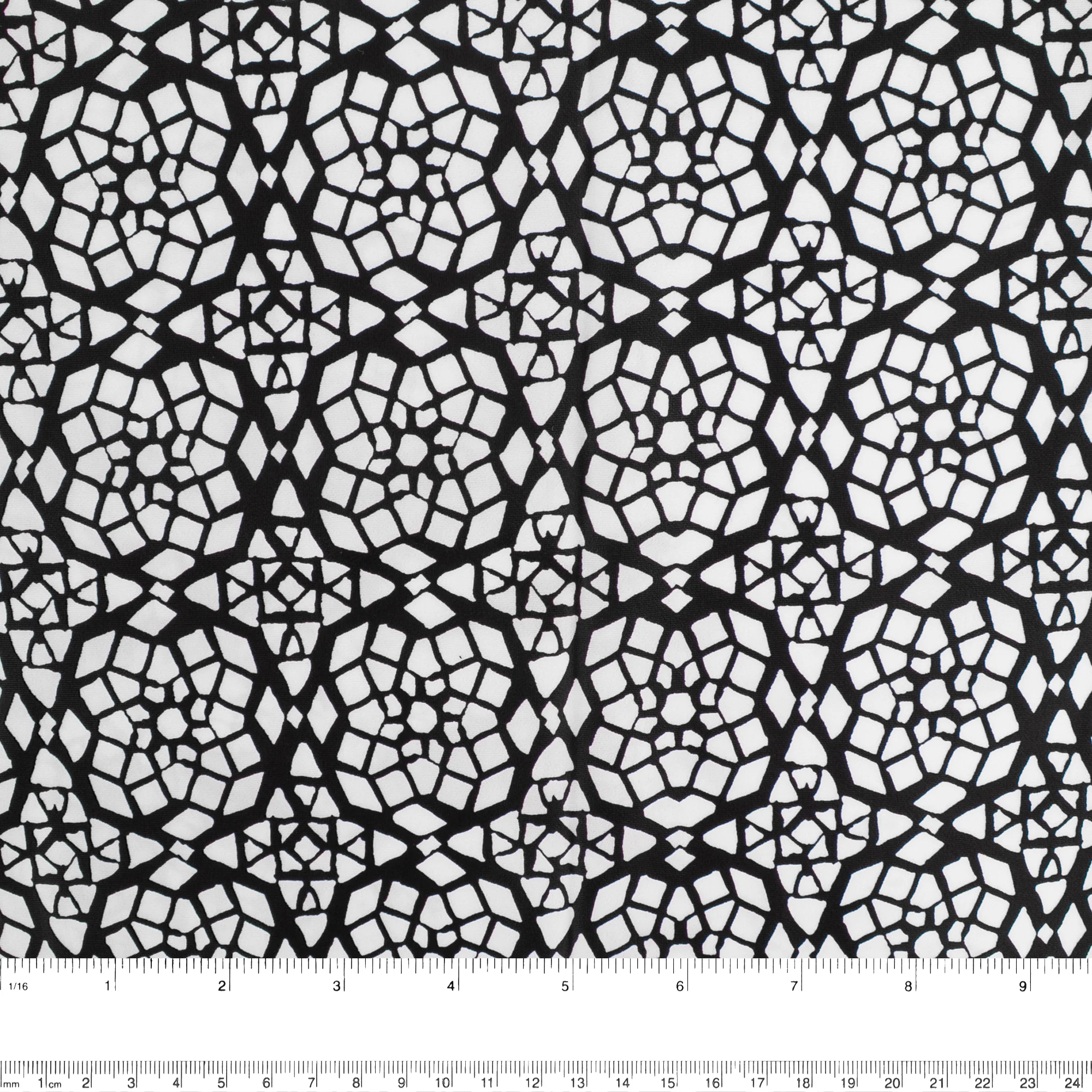 Bathing Suit Print - Geometric - Black / White - Image 3