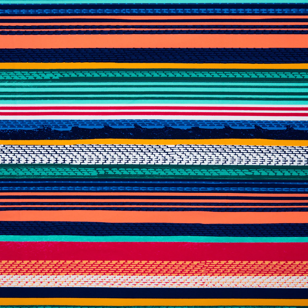 Bathing Suit Print - Geometric stripe - Multicolour
