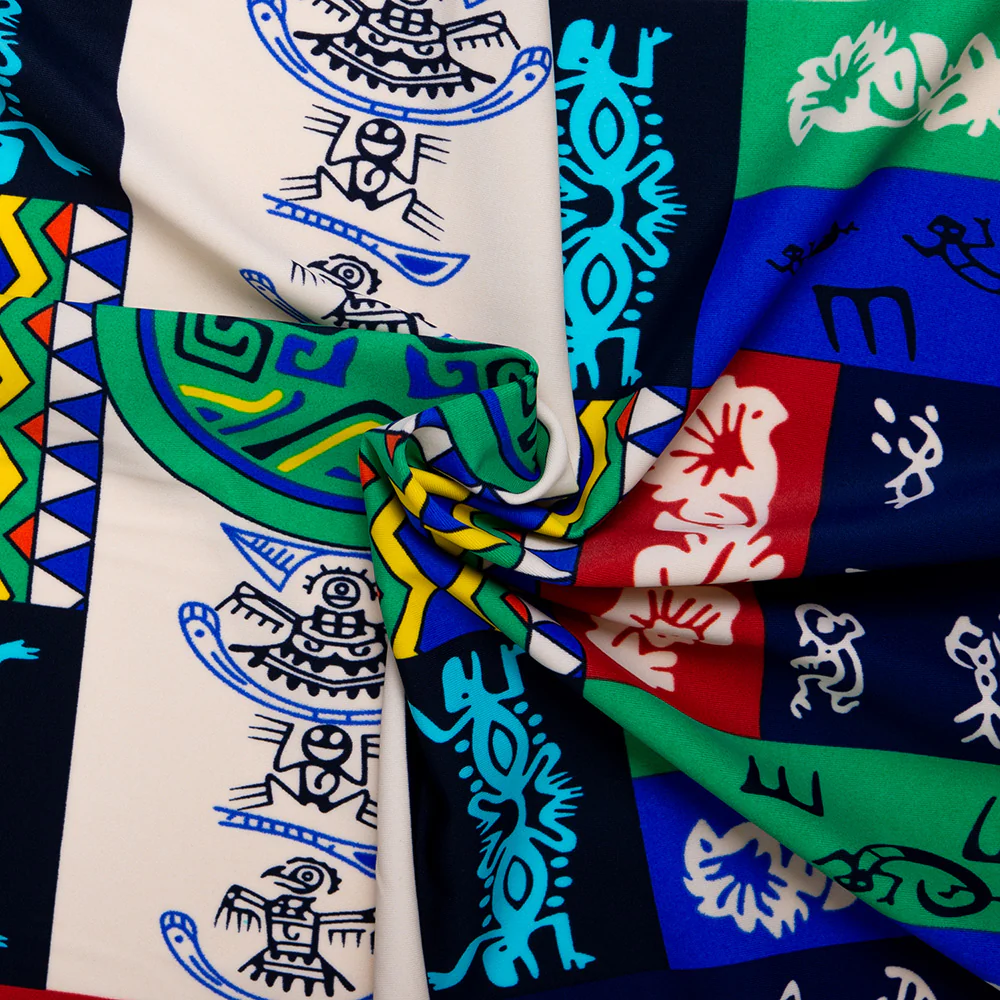 Bathing Suit Print - Hieroglyph - Multicolour - Image 2