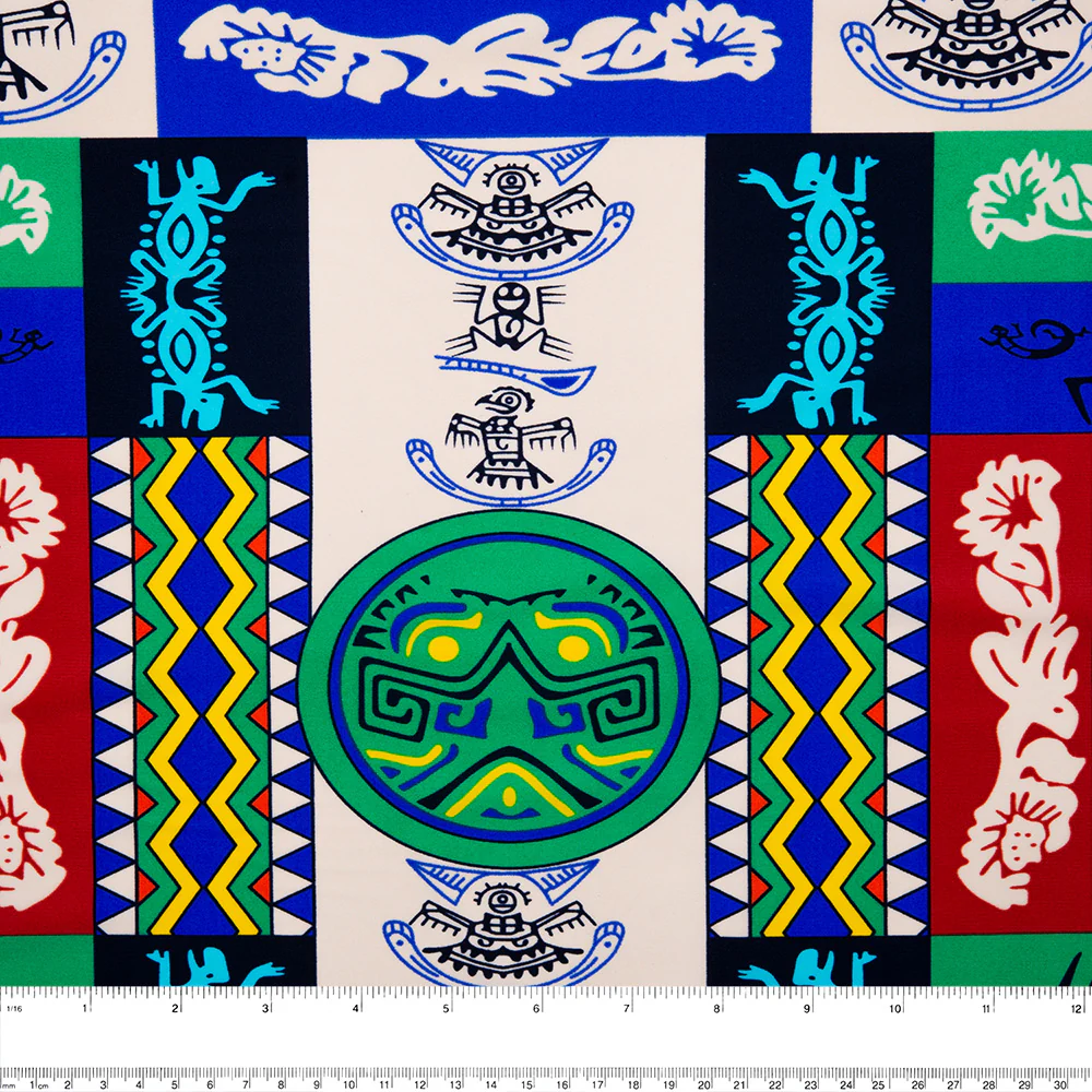 Bathing Suit Print - Hieroglyph - Multicolour - Image 3