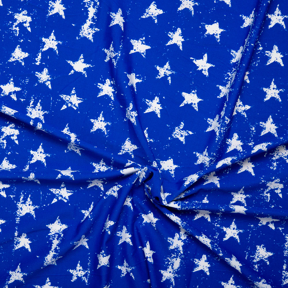 Bathing Suit Print - Stars - Blue - Image 2