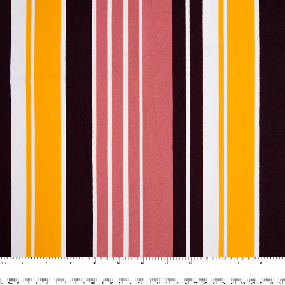 Bathing Suit Print - Stripes - Yellow / Pink - Image 3