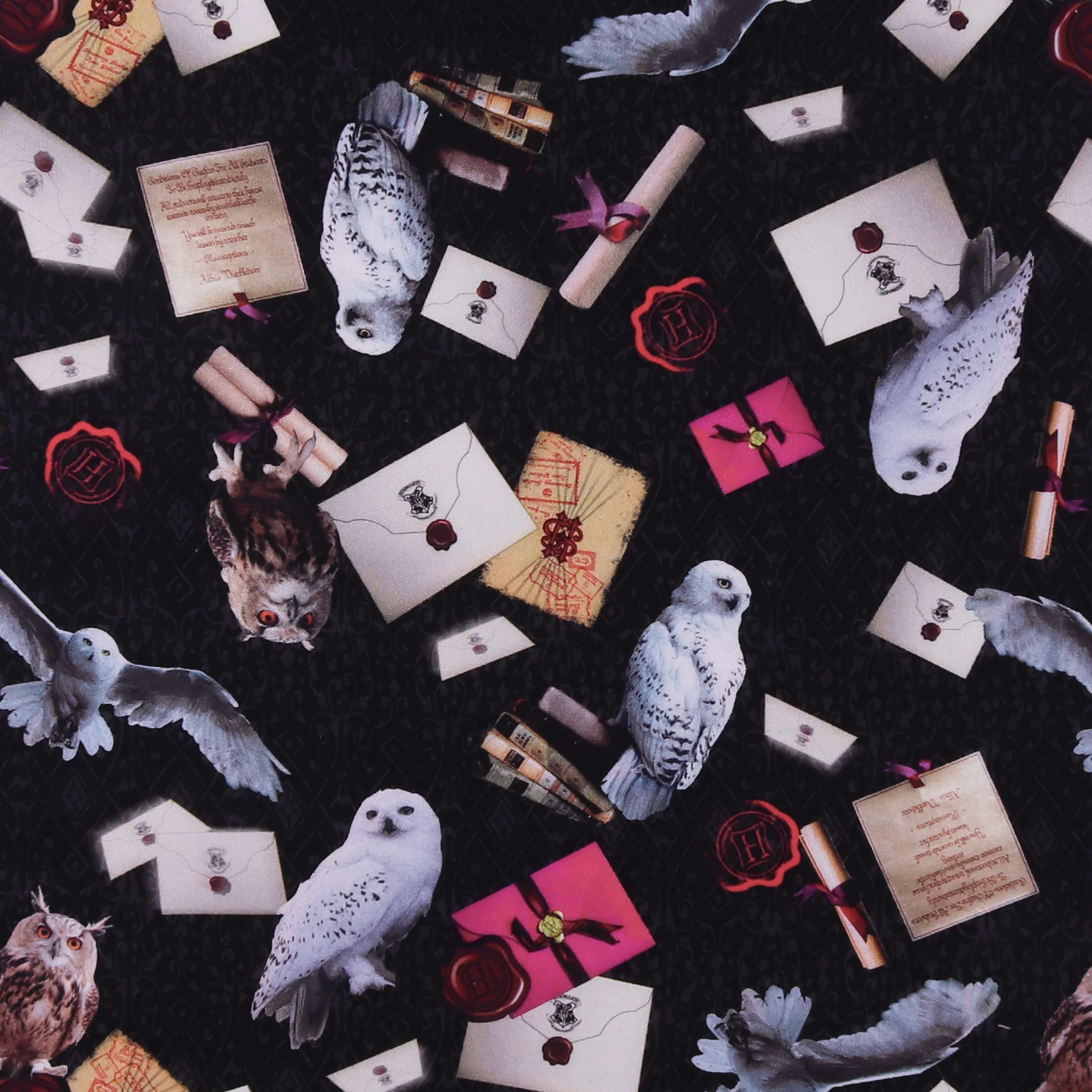 Bernatex Fabrics - Printed Cotton - SUZI Q ESSENTIALS - Harry Potter - 006 - Black