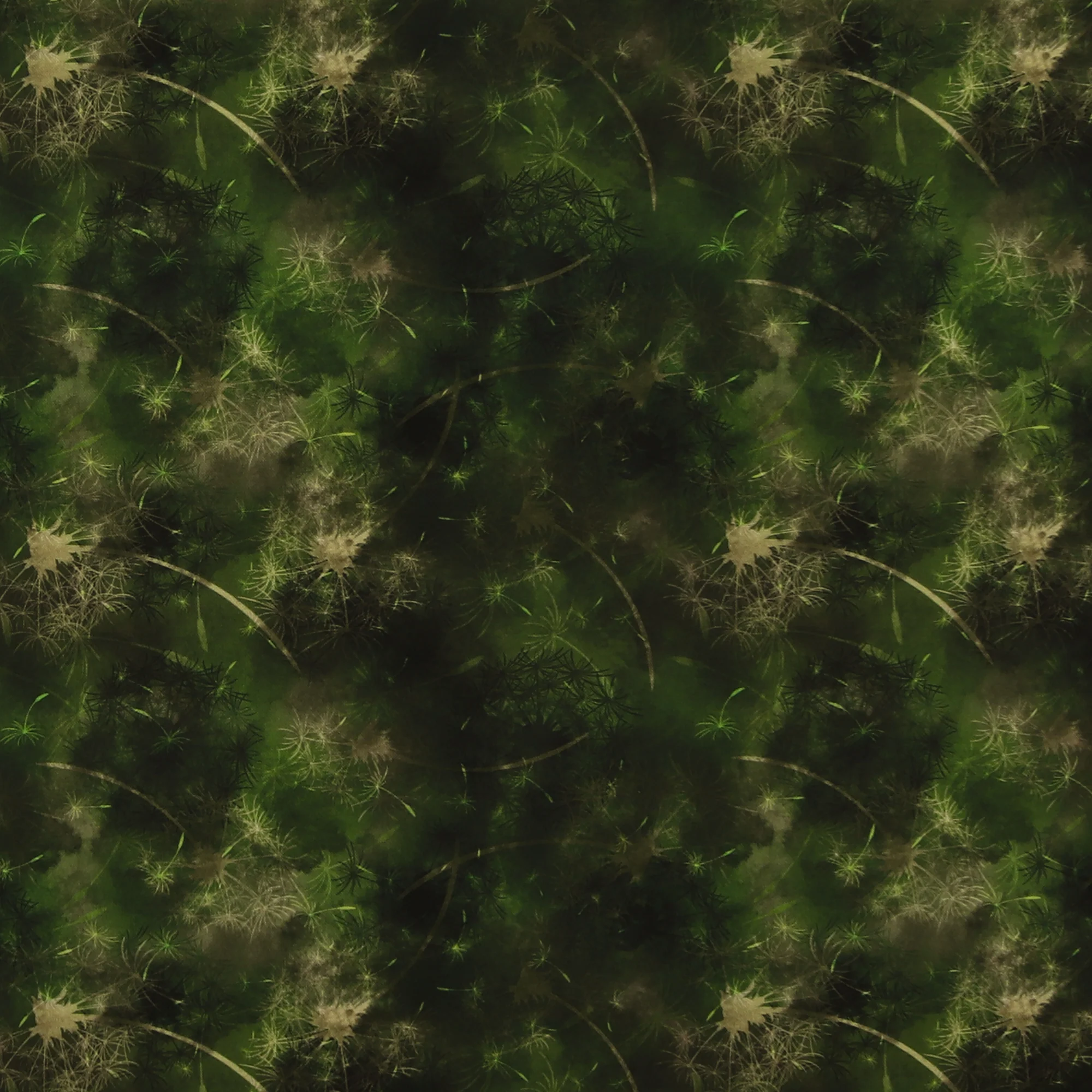 Blender Fabric - DANDELION - 004 - Olive