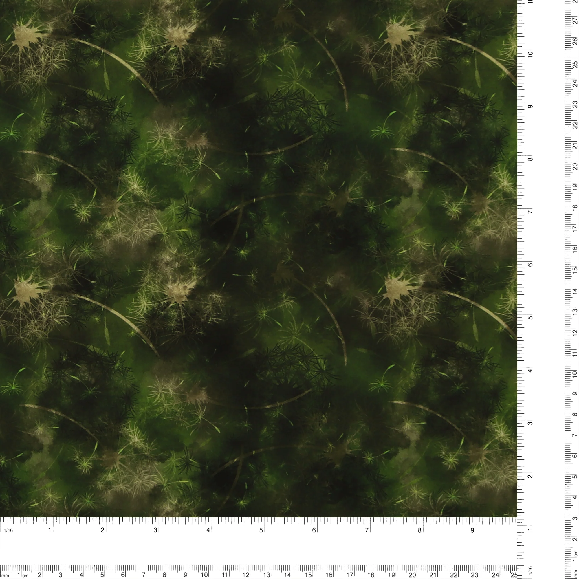 Blender Fabric - DANDELION - 004 - Olive - Image 3
