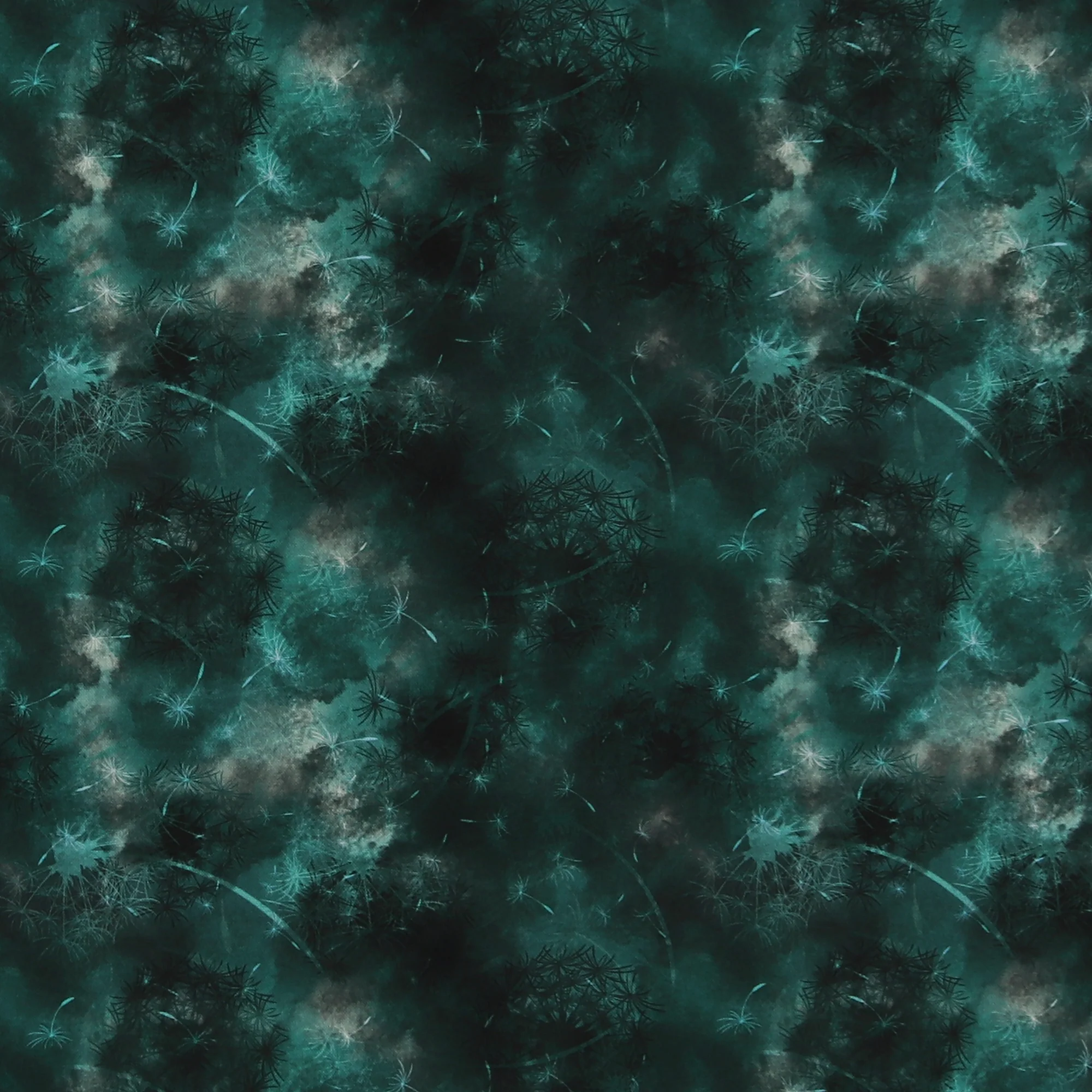 Blender Fabric - DANDELION - 009 - Emerald