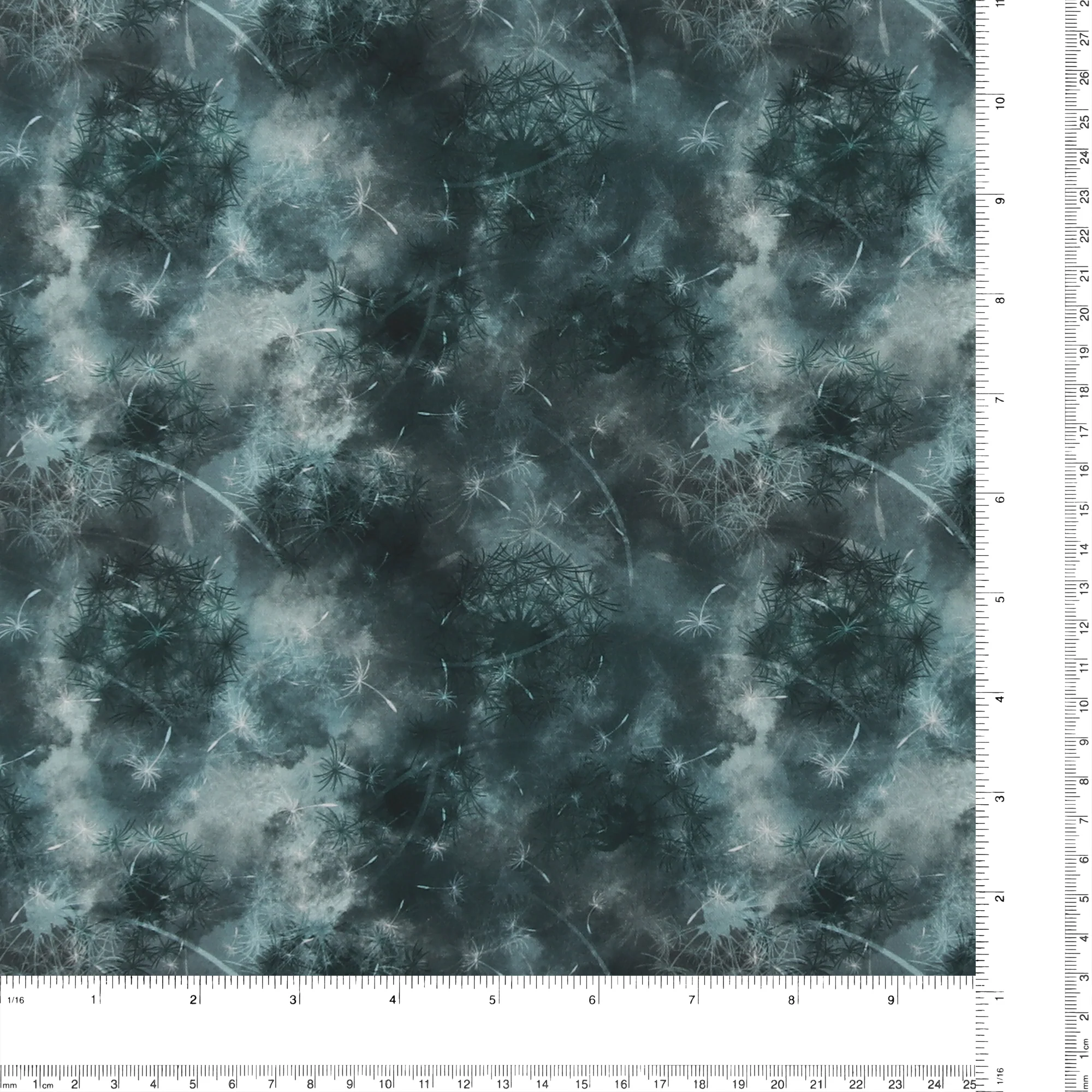 Blender Fabric - DANDELION - 015 - Dark Teal - Image 3