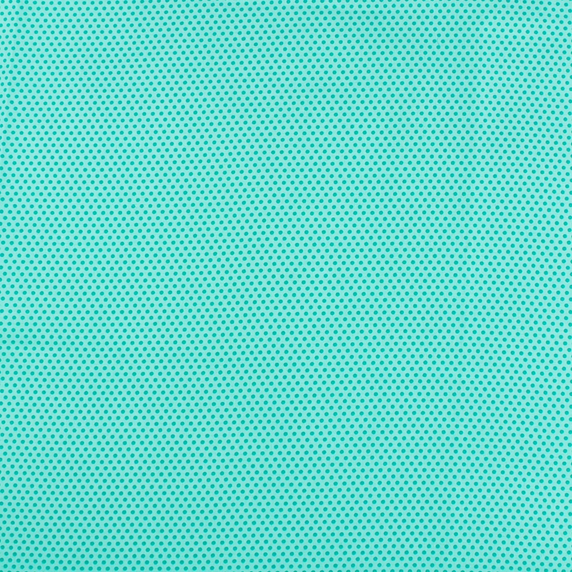 Blender Fabric - MINI DOT - Aqua