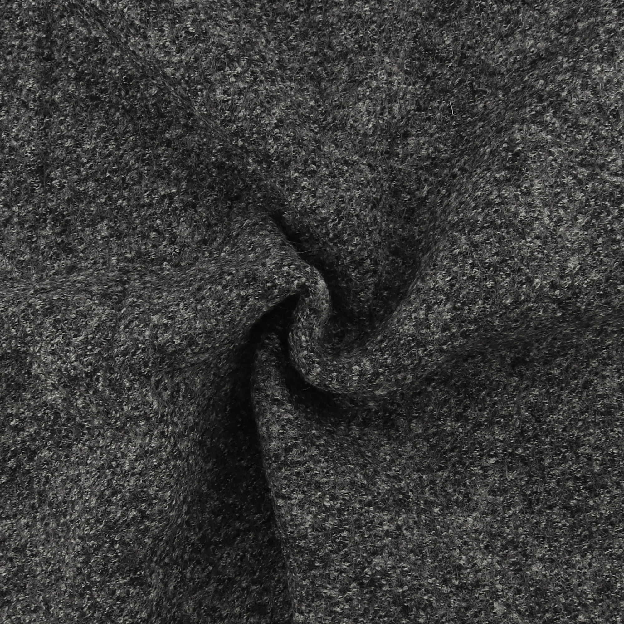 Boiled Wool - Dark Grey - Image 2