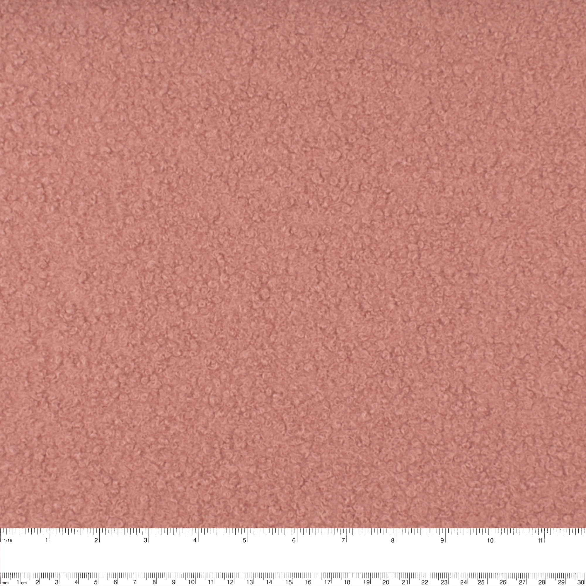 Bouclé coating - Dusty Rose - Image 3