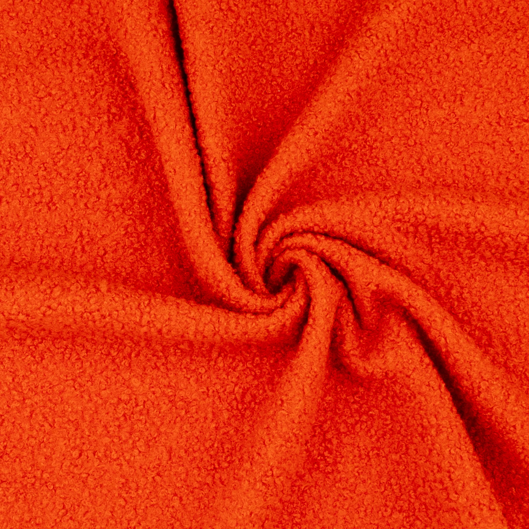 Bouclé coating - Orange - Image 2