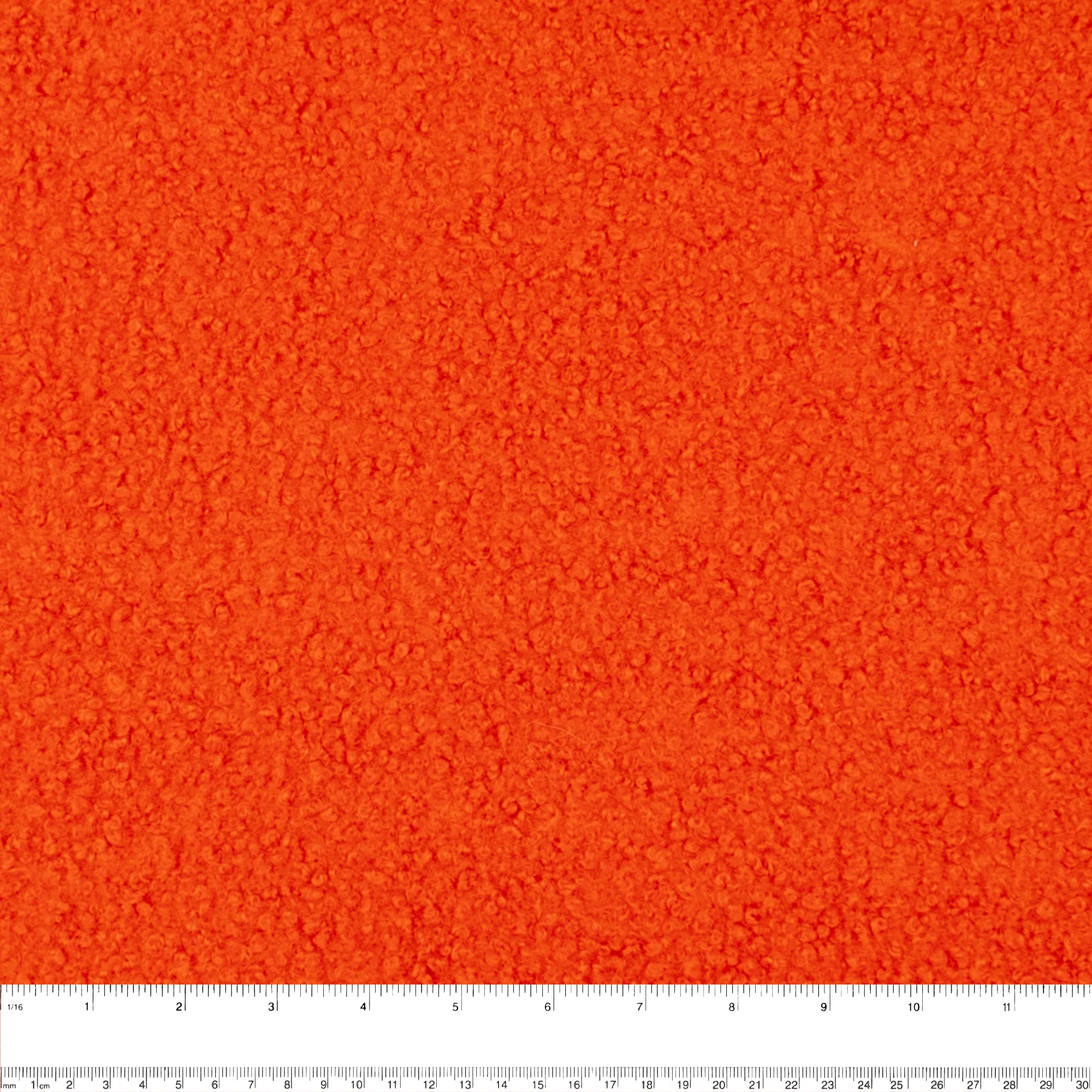 Bouclé coating - Orange - Image 3