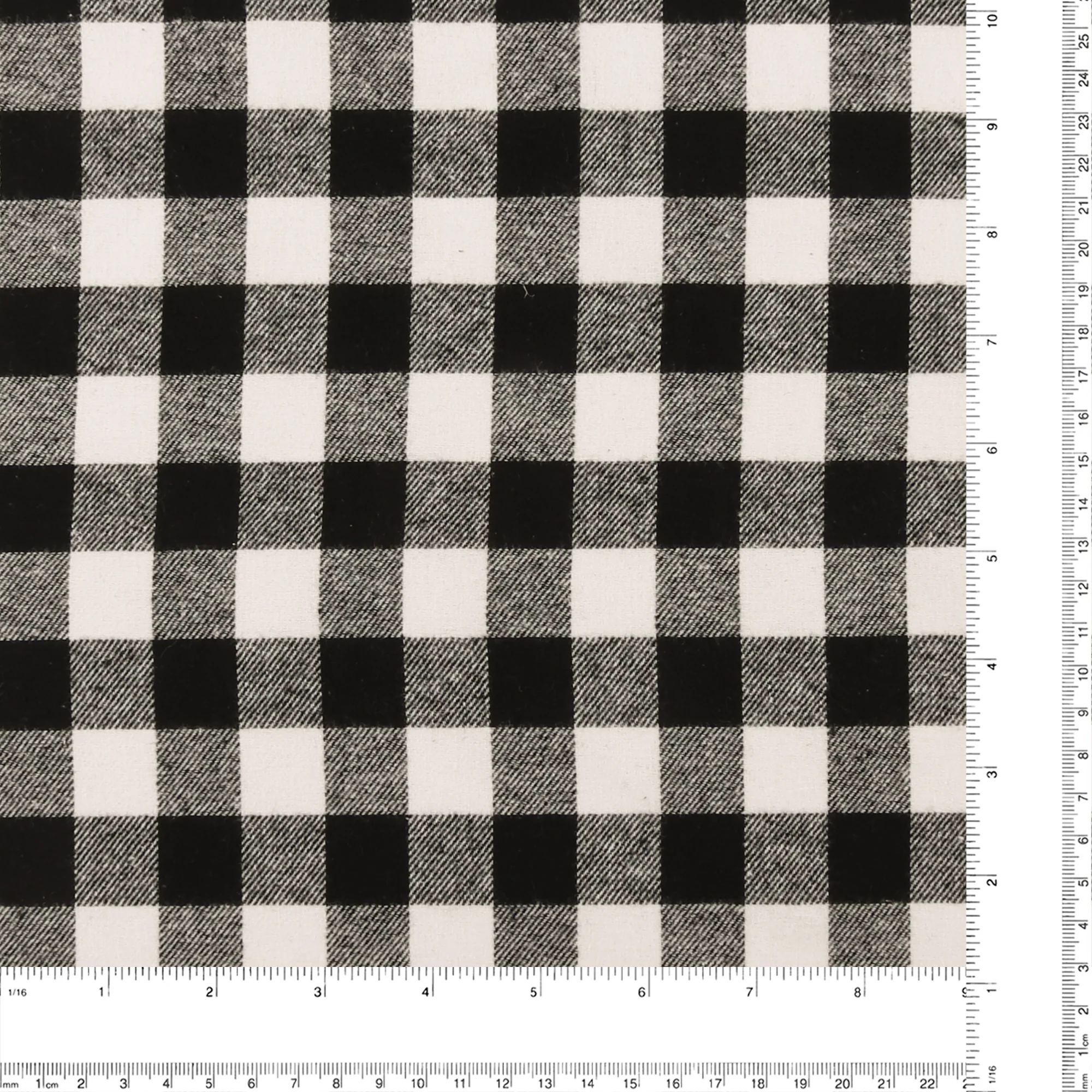 Brushed Cotton Plaid - NOAH - 011 - Black - Image 3