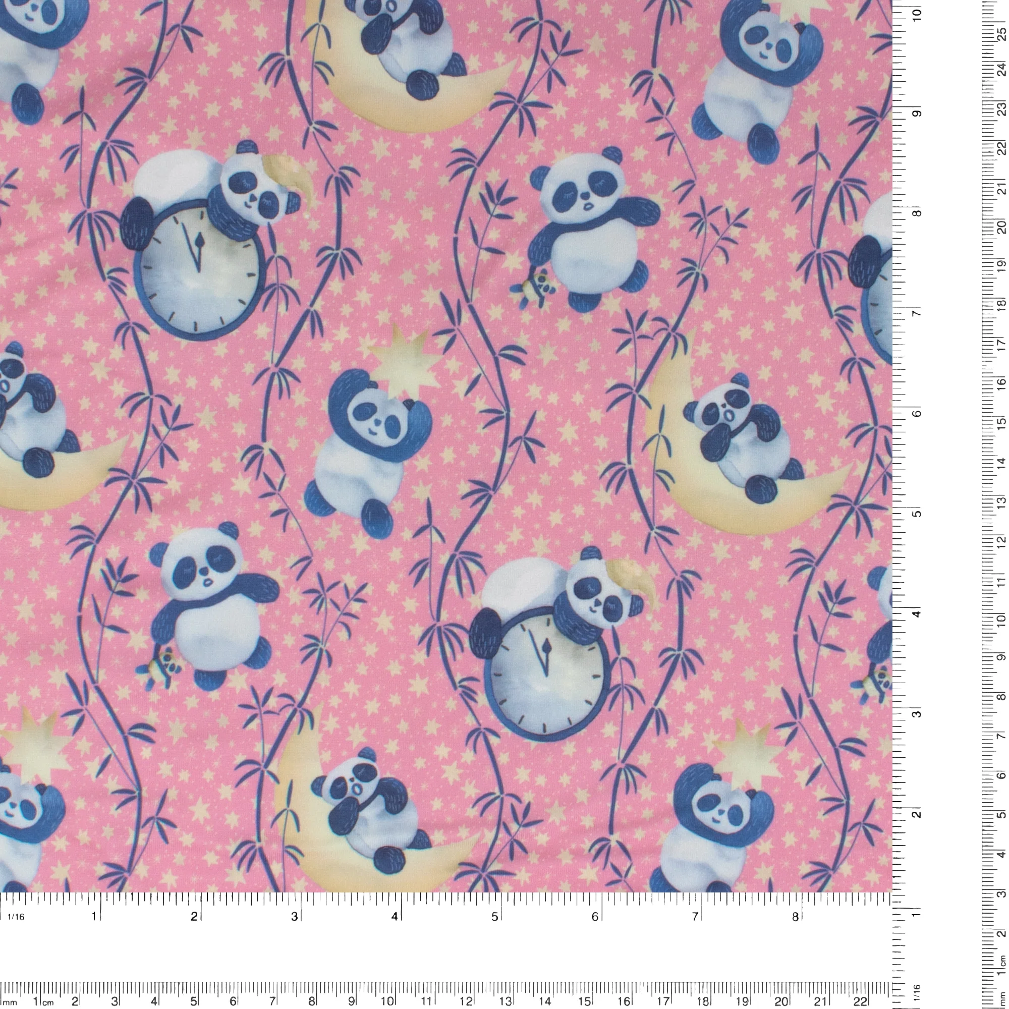 Brushed Knit Print - DAHLIA - 009 - Pink - Image 3