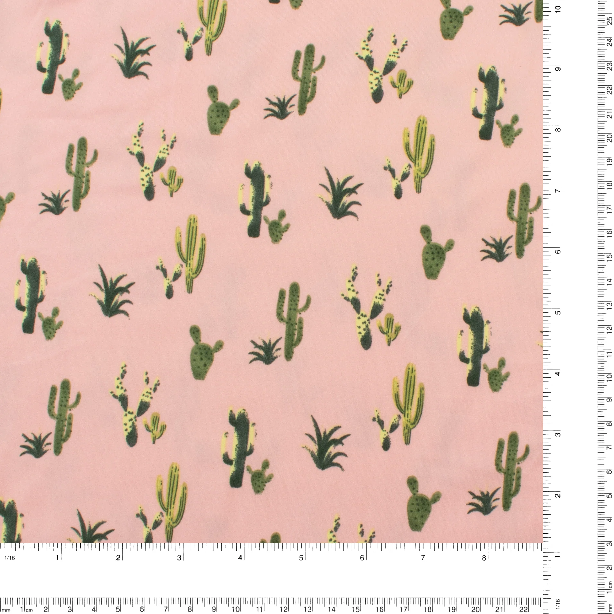 Brushed Knit Print - DAHLIA - 011 - Pink - Image 3