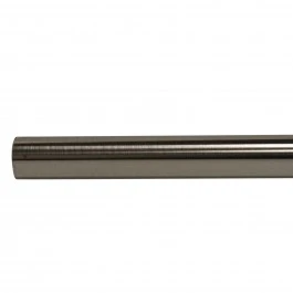 BRUSHED SILVER METAL ROD