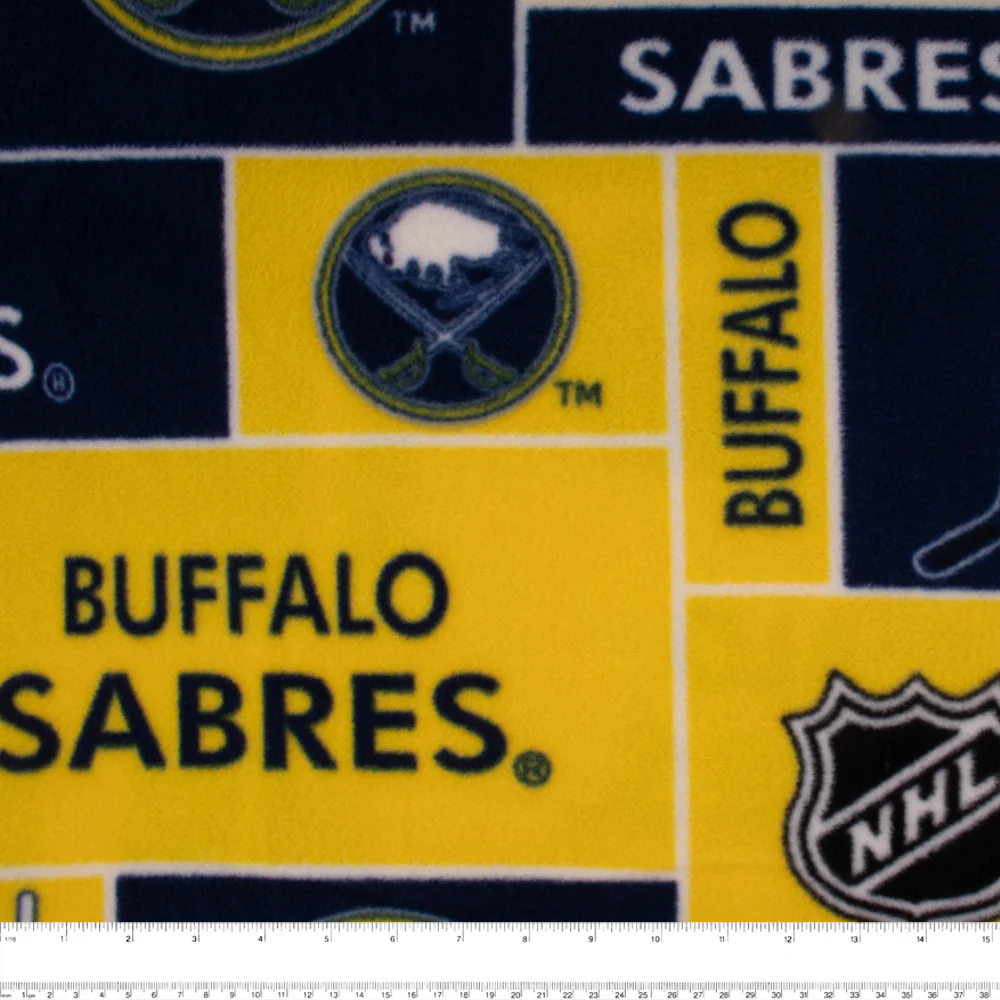 Buffalo Sabres - NHL Fleece Print - Squares - Image 3