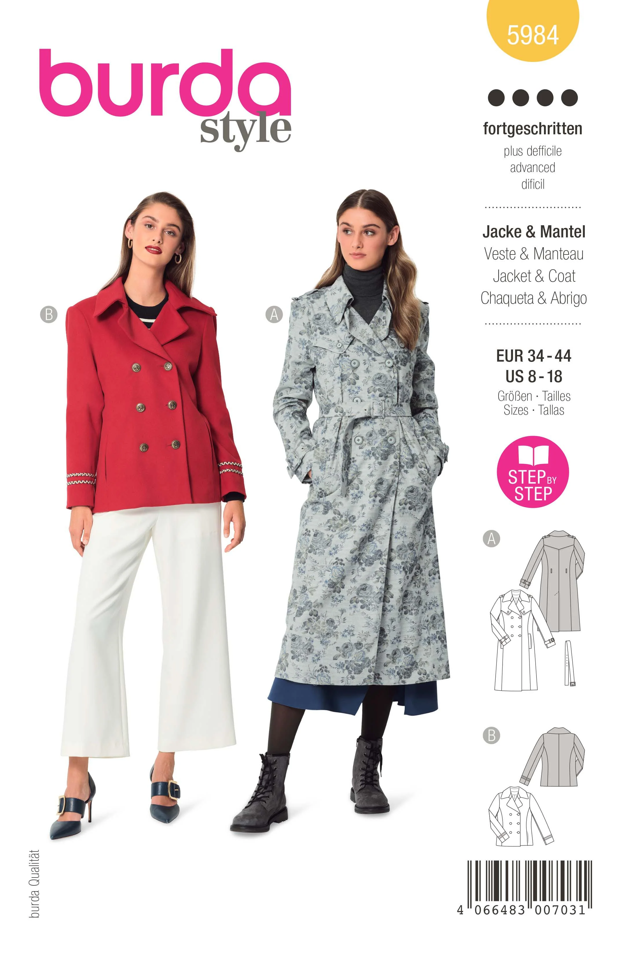 Burda - 5984 Coat