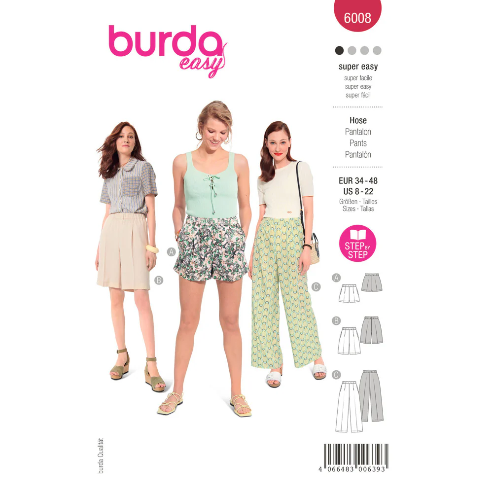 BURDA - 6008 Trousers / Pants