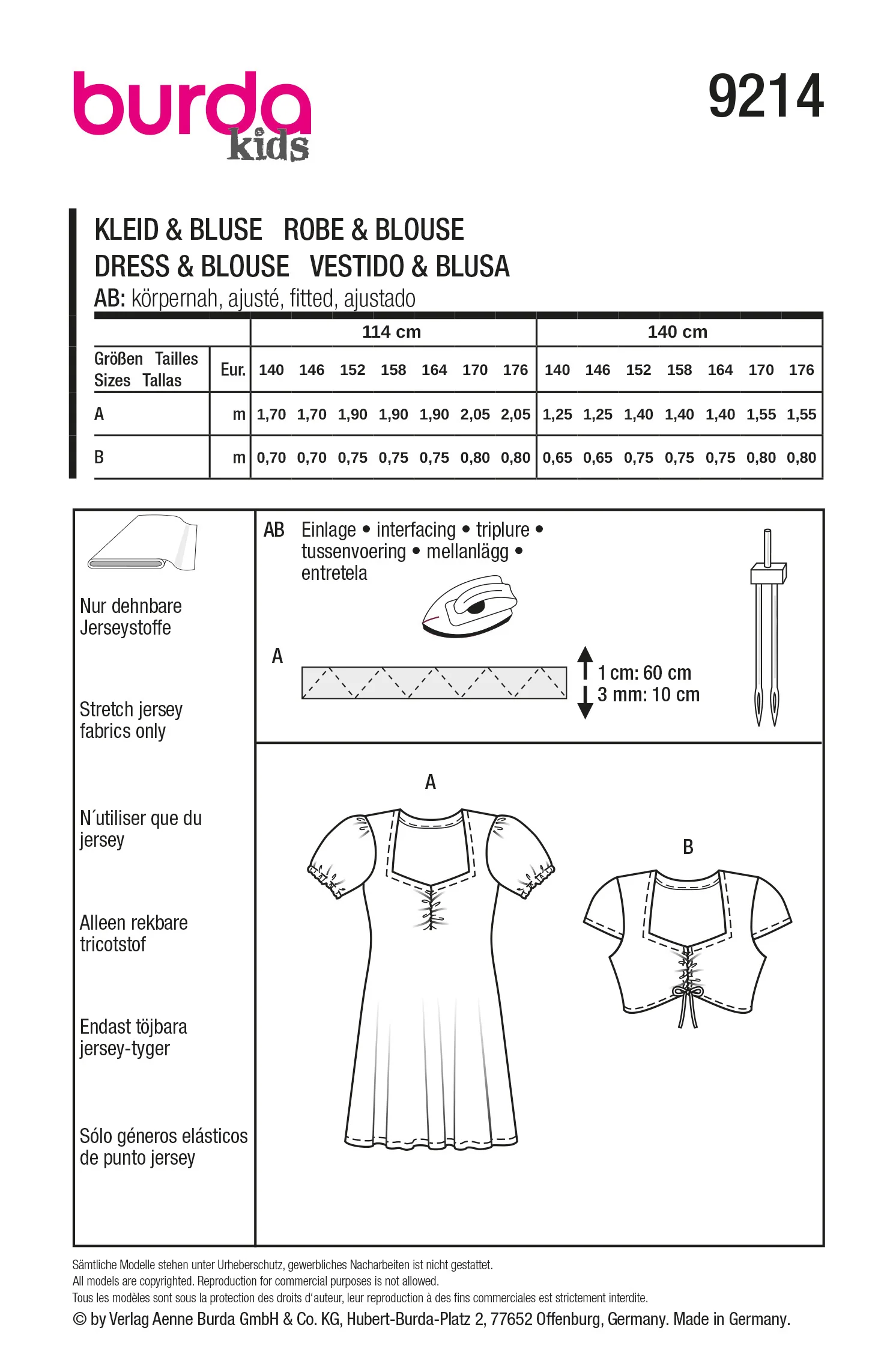Burda 9214 - Dress & Shirt - Image 2