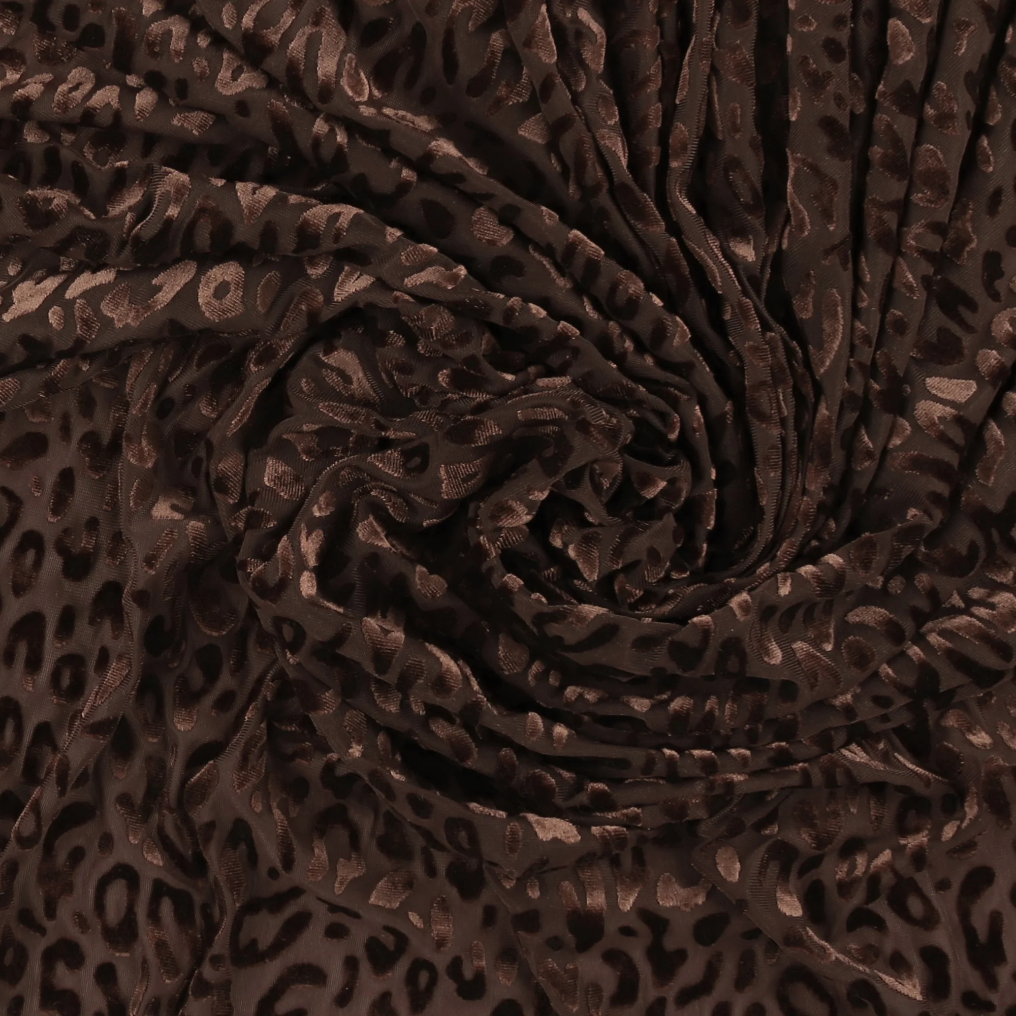 Burnout Velvet - SOIREE - 001 - Chocolate - Image 2