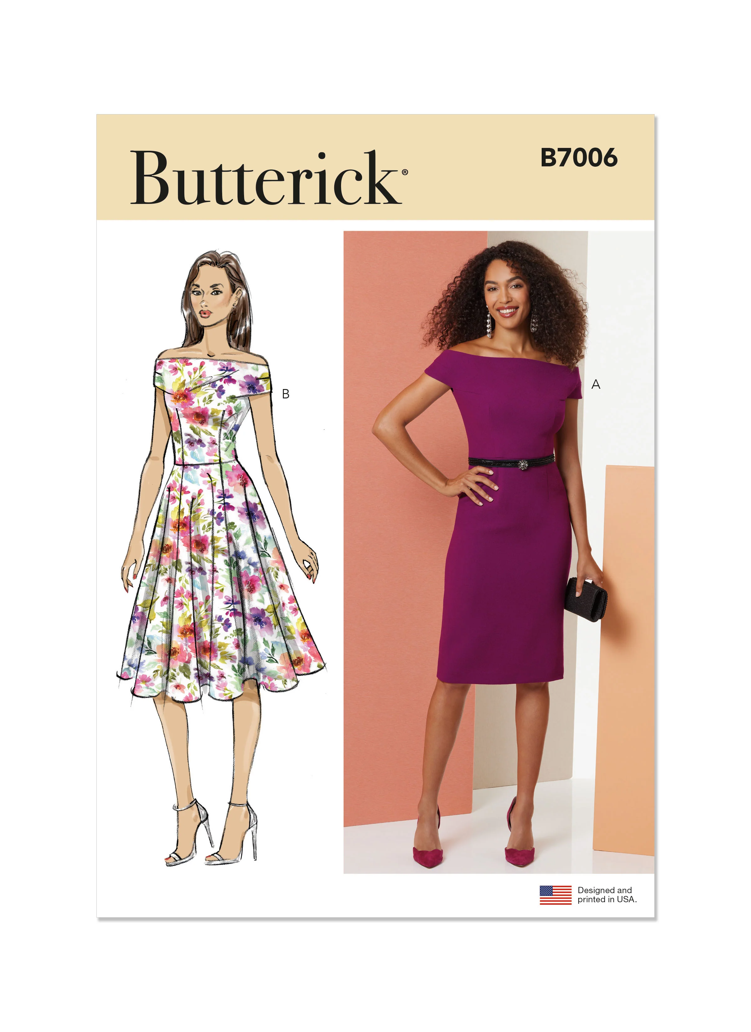 Butterick - B7006 MISSES' DRESSES