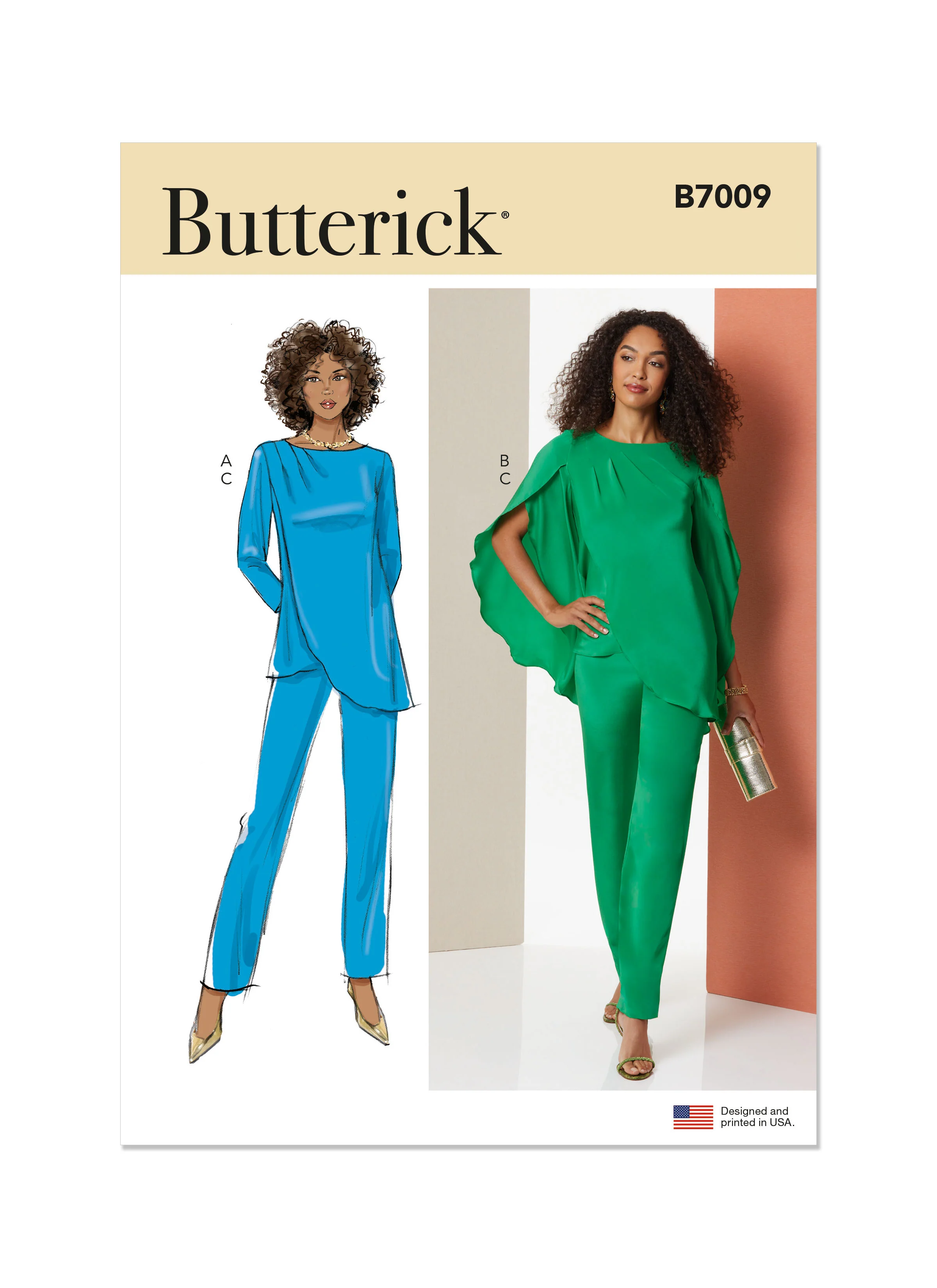 Butterick - B7009 MISSES' TUNICS AND PANTS