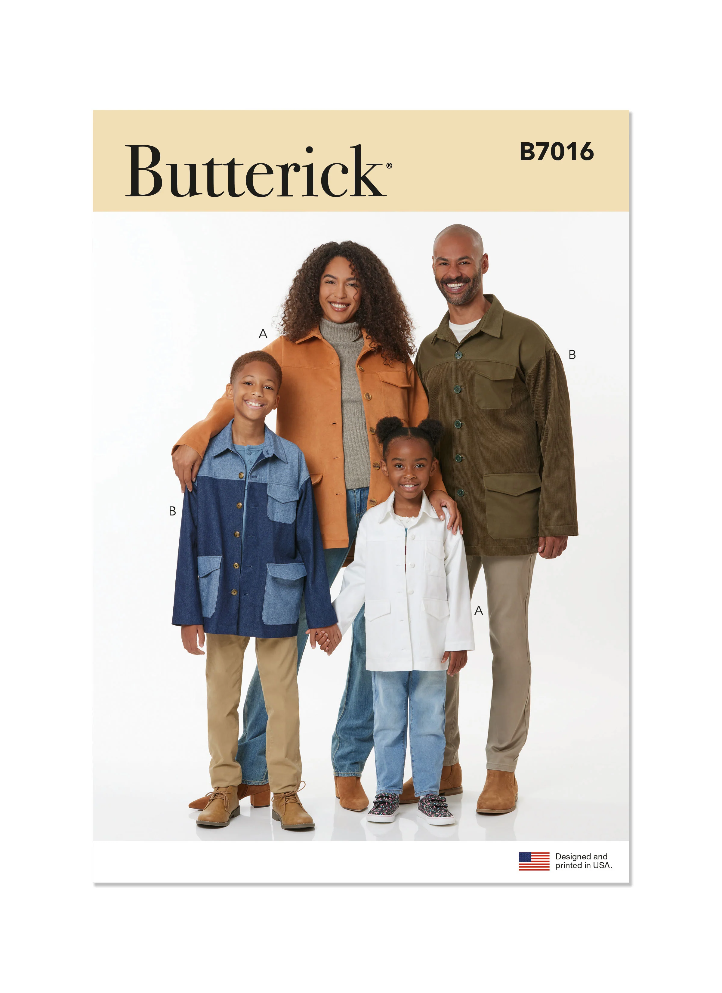 Butterick - B7016 GIRL'S AND BOY'S AND ADULT'S JACKETS