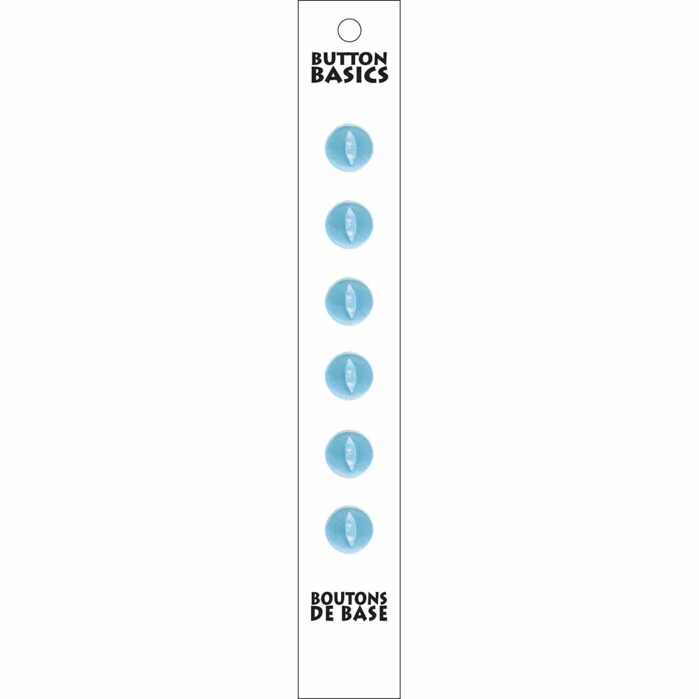 BUTTON BASICS 2 Hole Buttons - 12mm (½") - 6 pcs