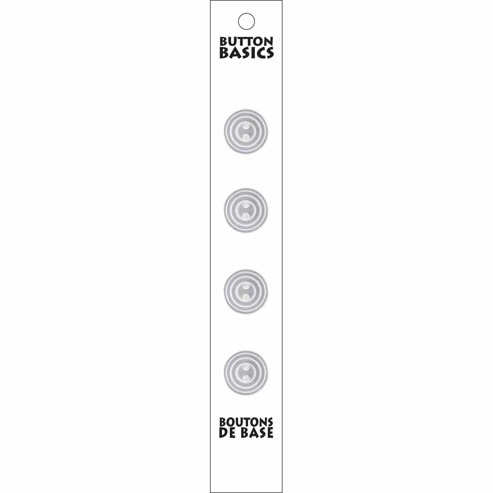 BUTTON BASICS 2 Hole Buttons - 14mm (½″) - 4 pcs