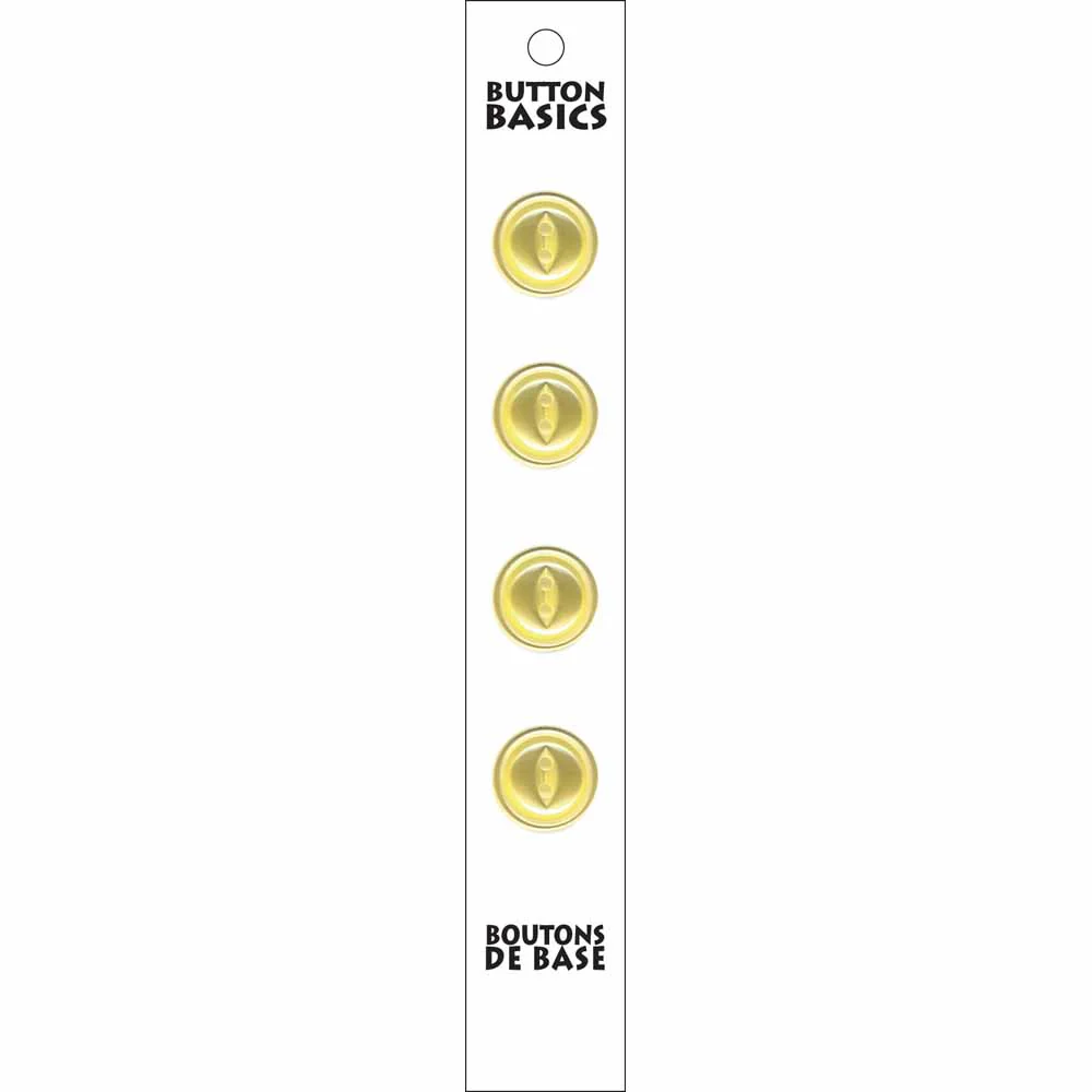 BUTTON BASICS 2 Hole Buttons - 14mm (½") - 4 pcs
