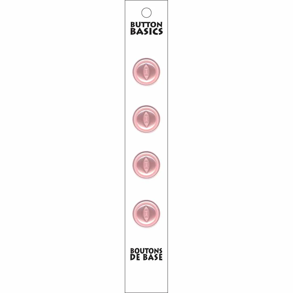 BUTTON BASICS 2 Hole Buttons - 14mm (½") - 4 pcs