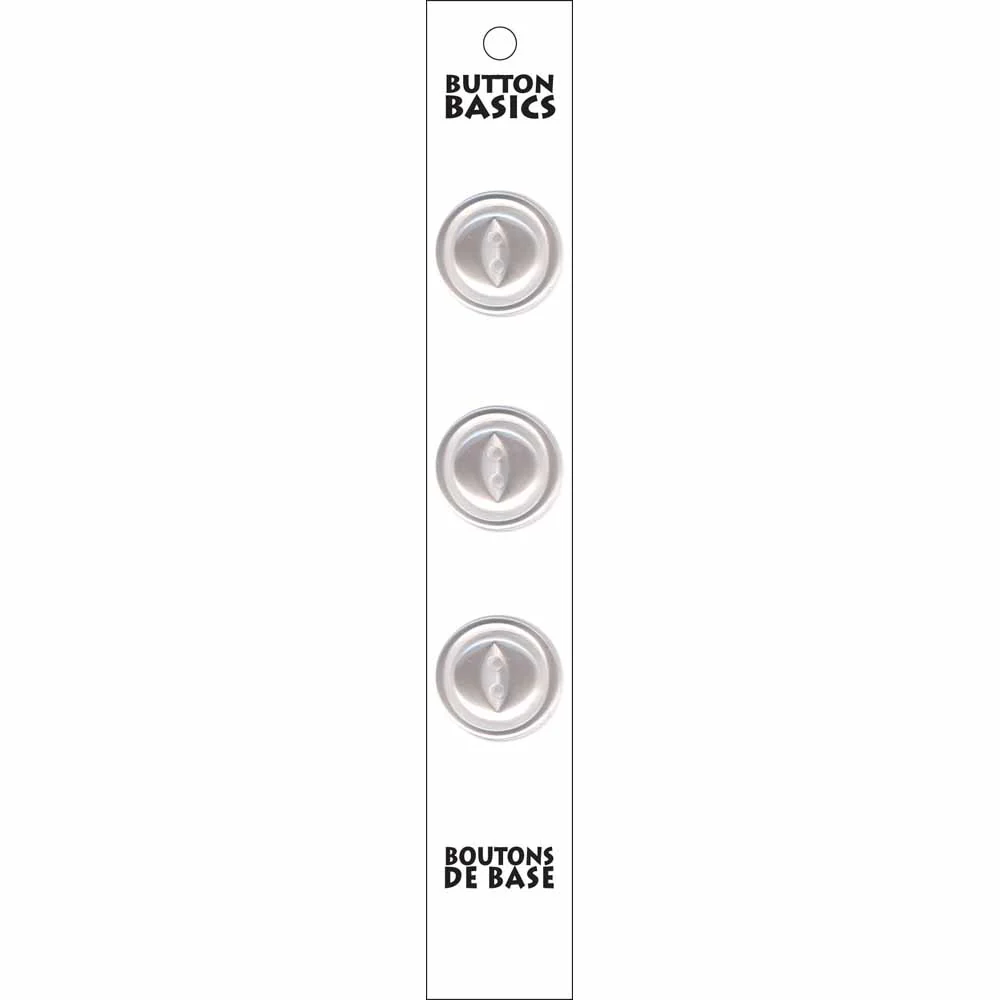 BUTTON BASICS 2 Hole Buttons - 19mm (¾") - 3 pcs