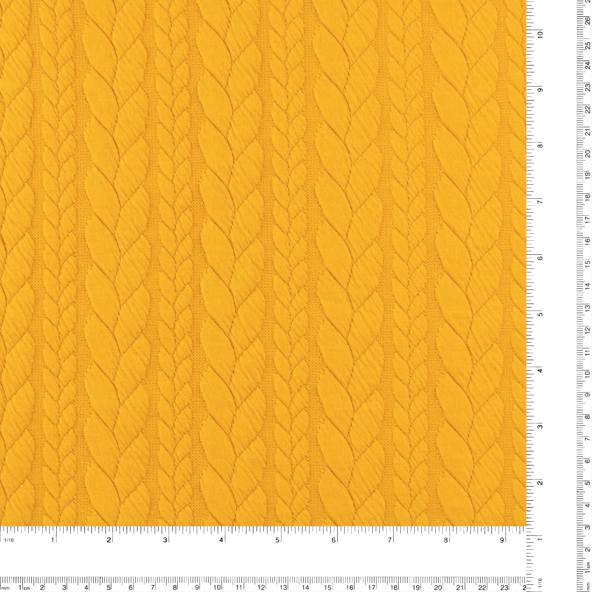 Cable Knit - ELLIE - 039 - Mustard - Image 3