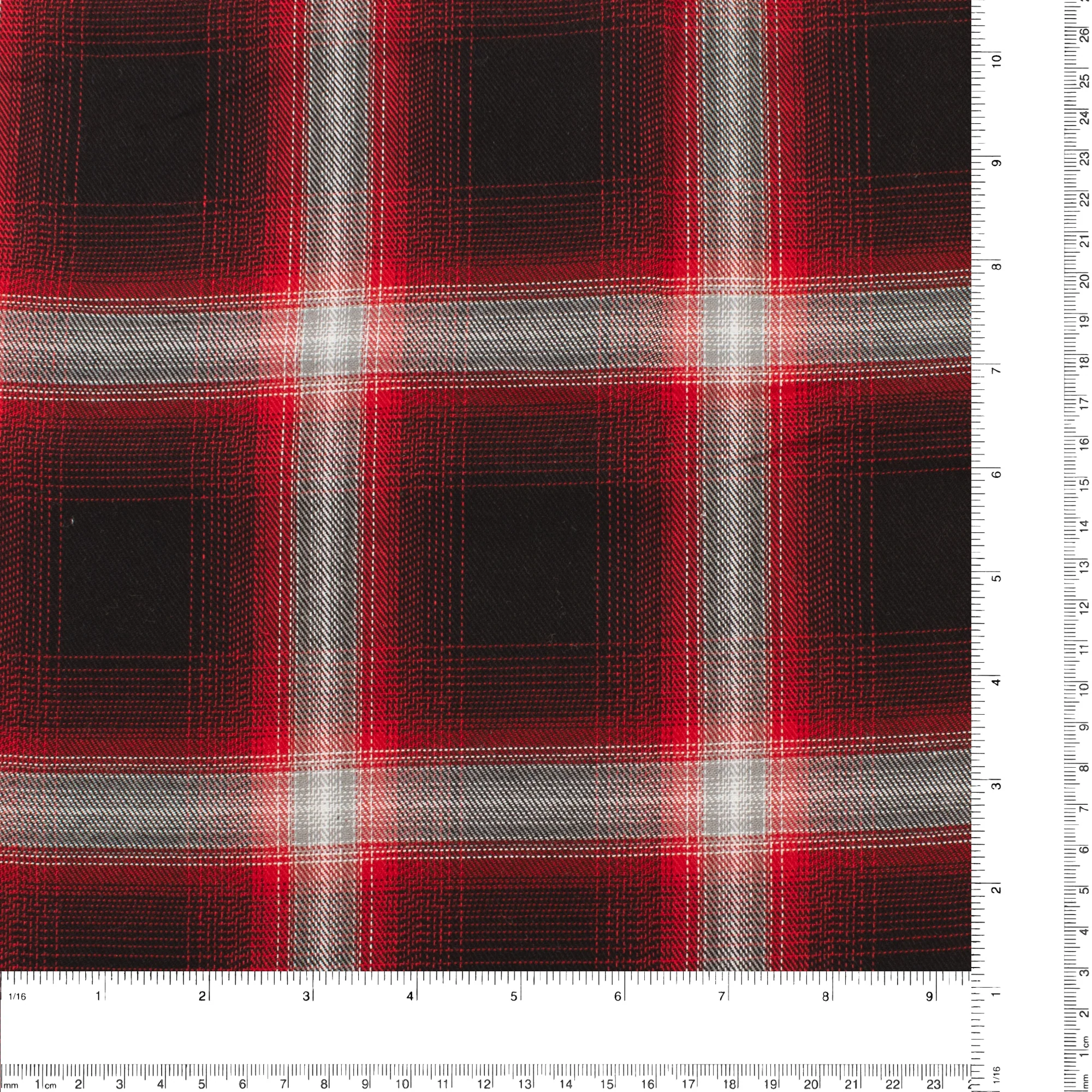 Cambridge Plaid - 006 - Black & Red - Image 3
