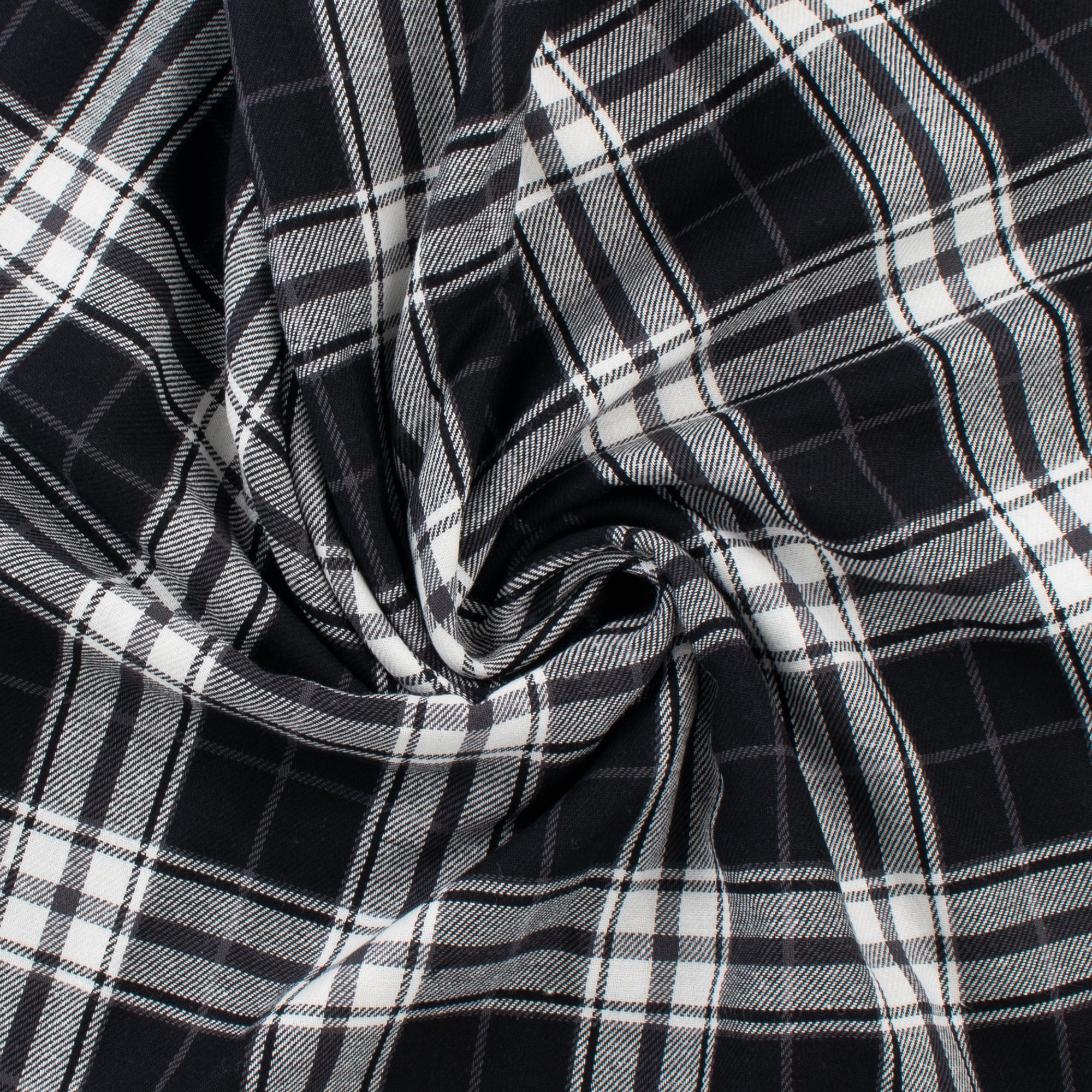 Cambridge Plaid - 030 - Black - Image 2