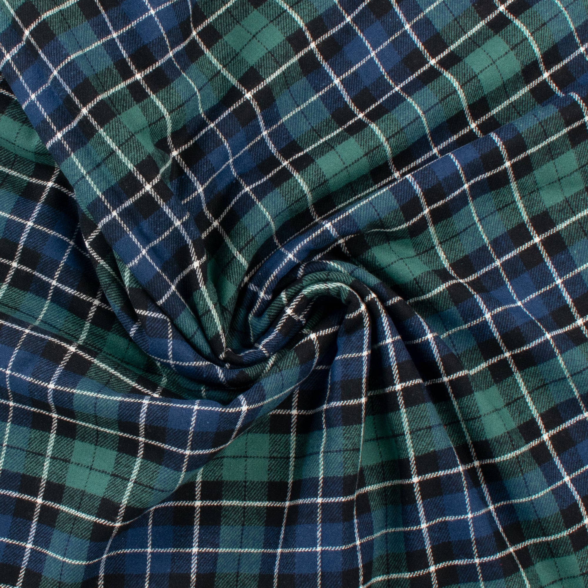 Cambridge Plaid - 034 - Blue & Green - Image 2