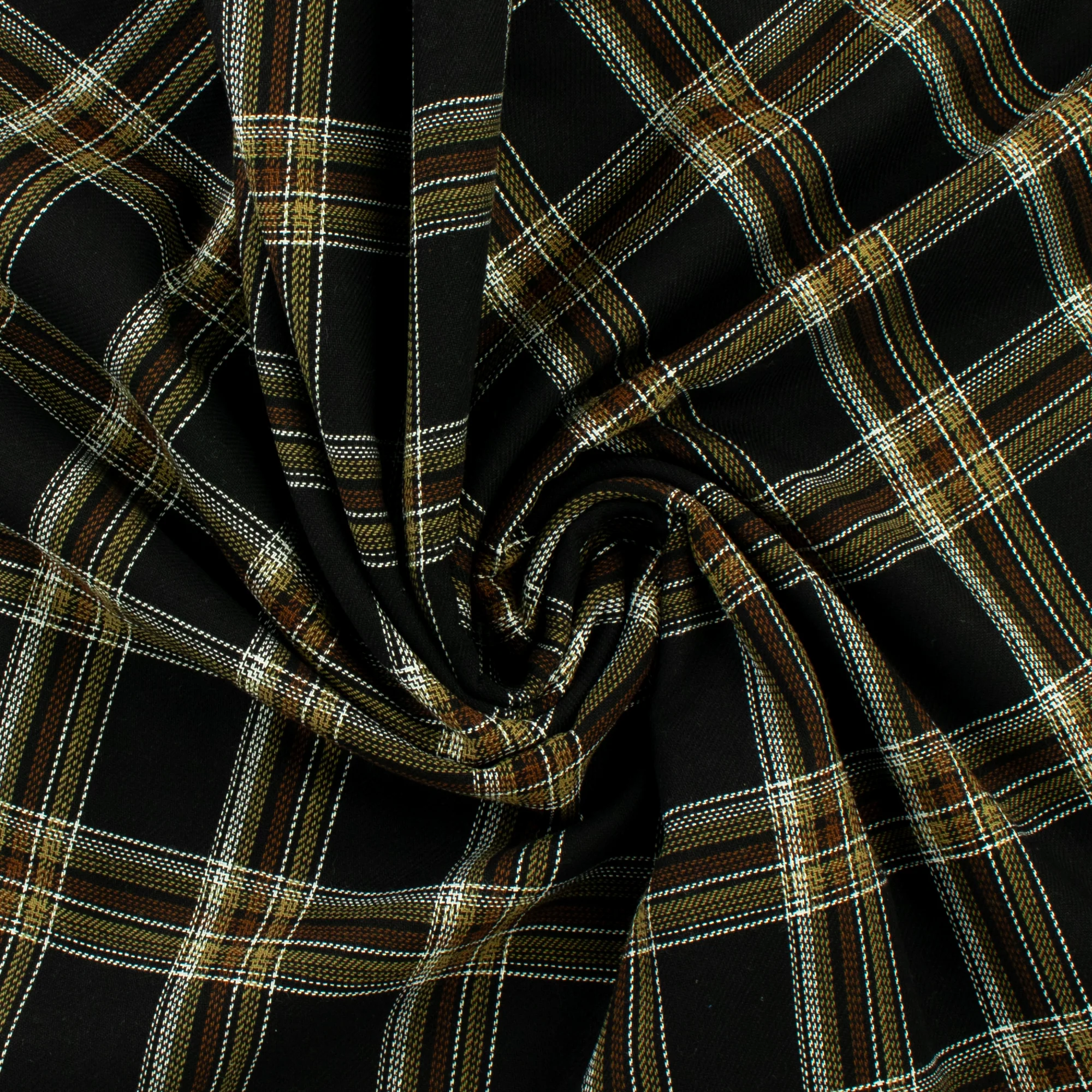 Cambridge Plaid - 046 - Black - Image 2