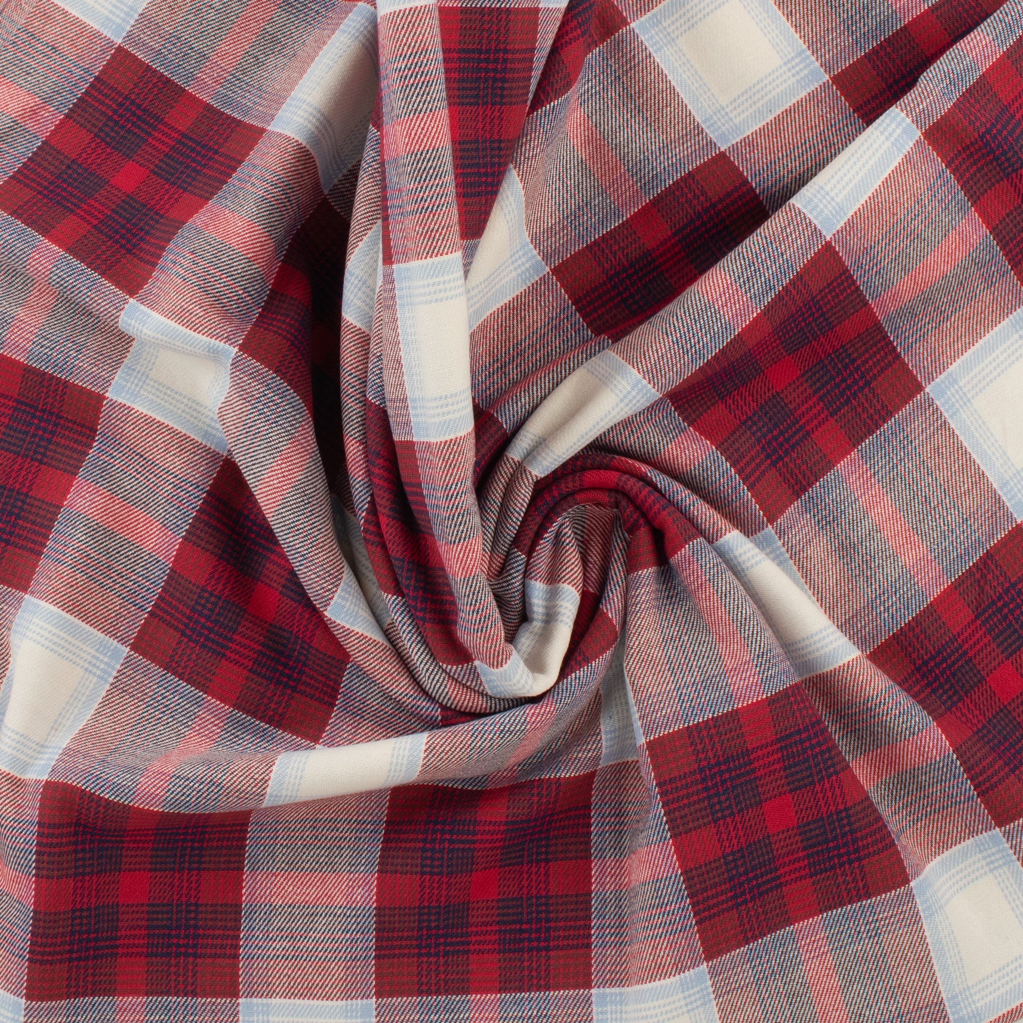 Cambridge Plaid - 048 - Red - Image 2