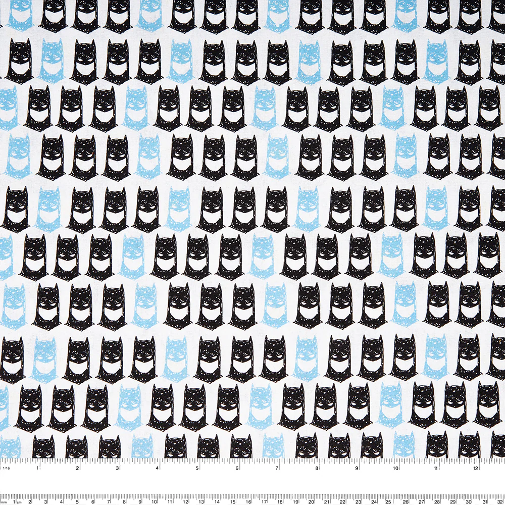 Camelot - PRIVILÈGE - Licensed Cotton Print - Batman - Black / Blue - Image 2