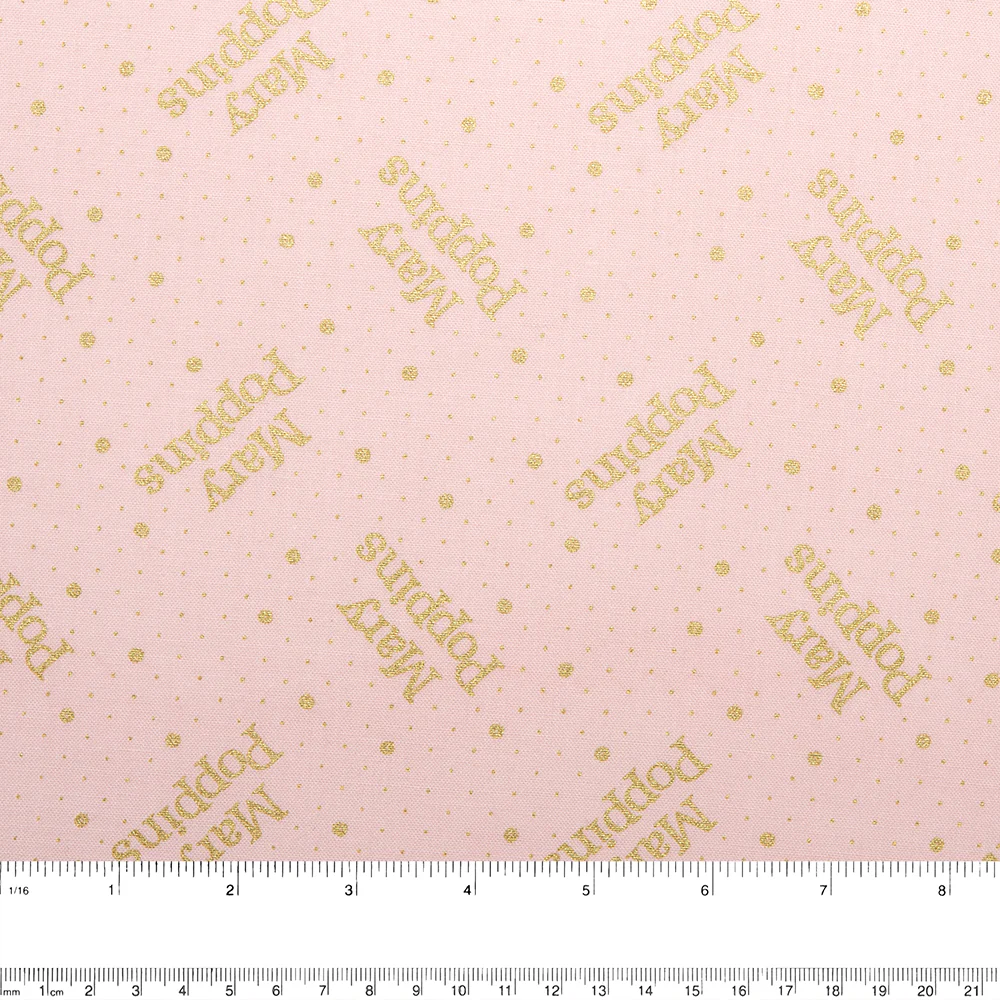 Camelot - PRIVILÈGE - Licensed Cotton Print - Mary Poppins - Dots - Pink - Image 2
