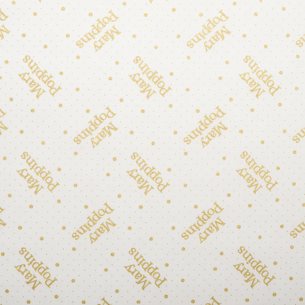 Camelot - PRIVILÈGE - Licensed Cotton Print - Mary Poppins - Dots - White