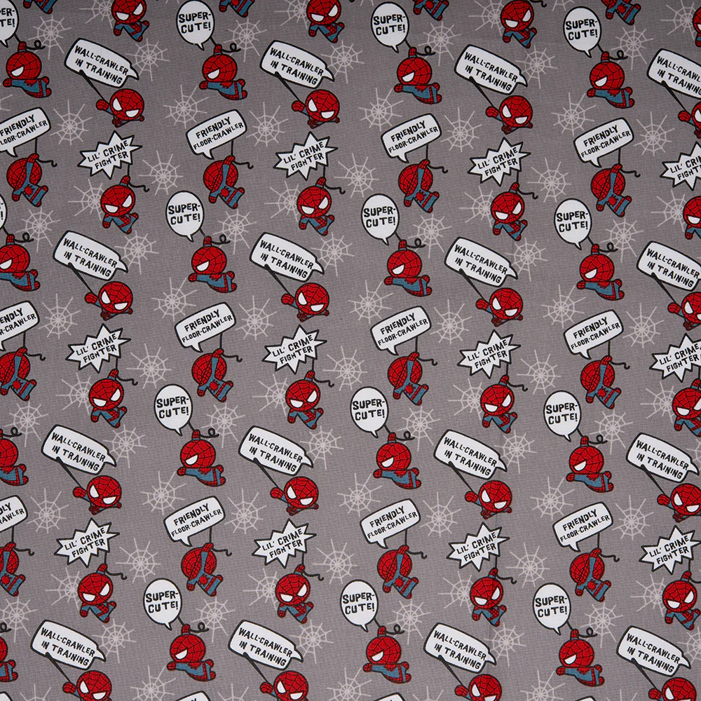 Camelot - PRIVILÈGE - Licensed Cotton Print - Spider-Man - Mini - Grey