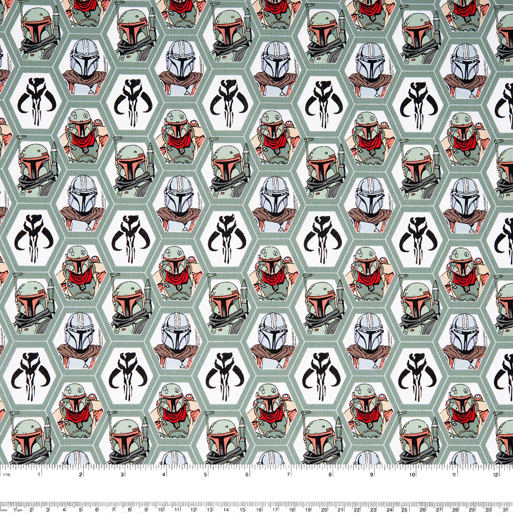 Camelot - PRIVILÈGE - Licensed Cotton Print - Star wars - Stormtrooper - Green - Image 2