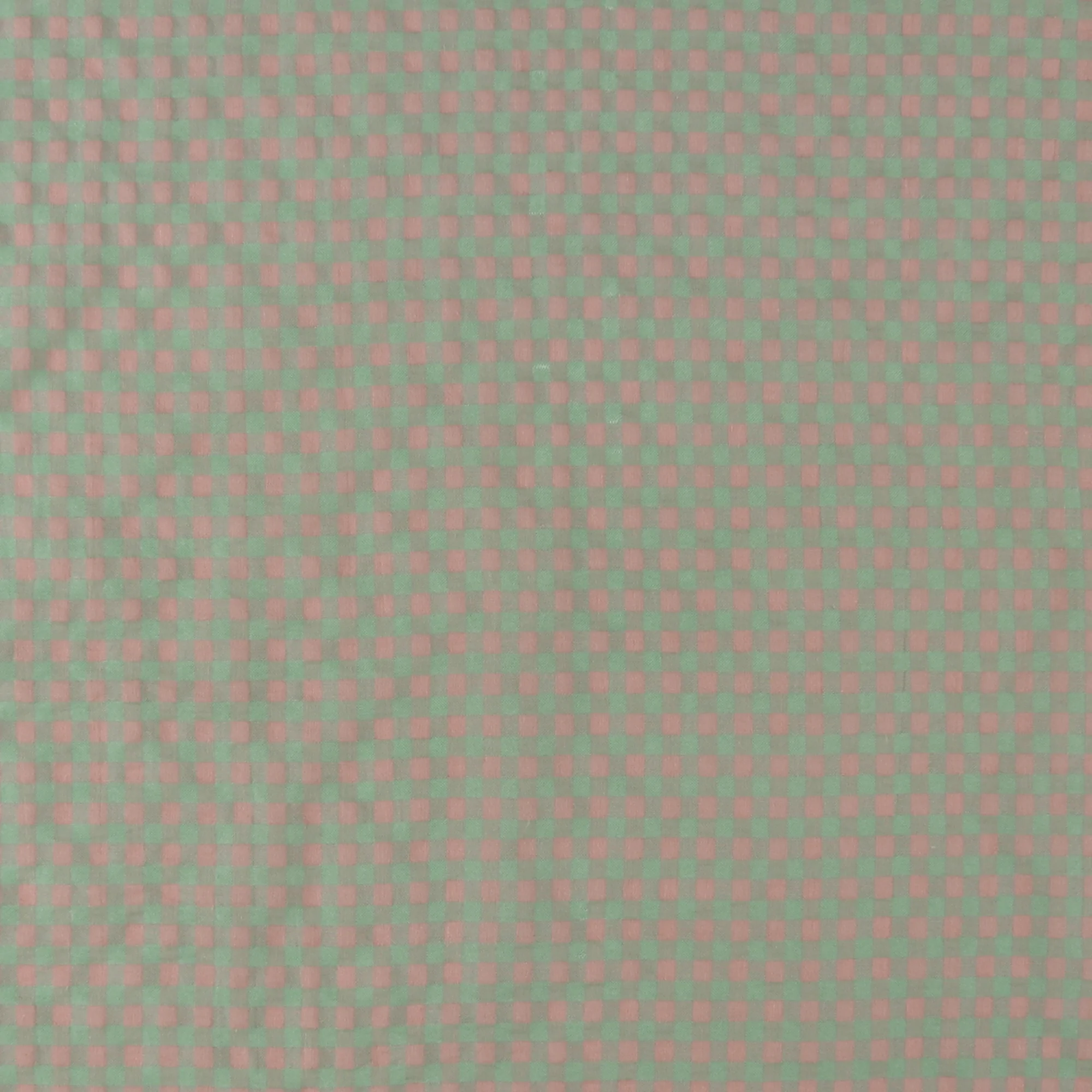 Checkered Seersucker - AVERY - 001 - Pink & Green
