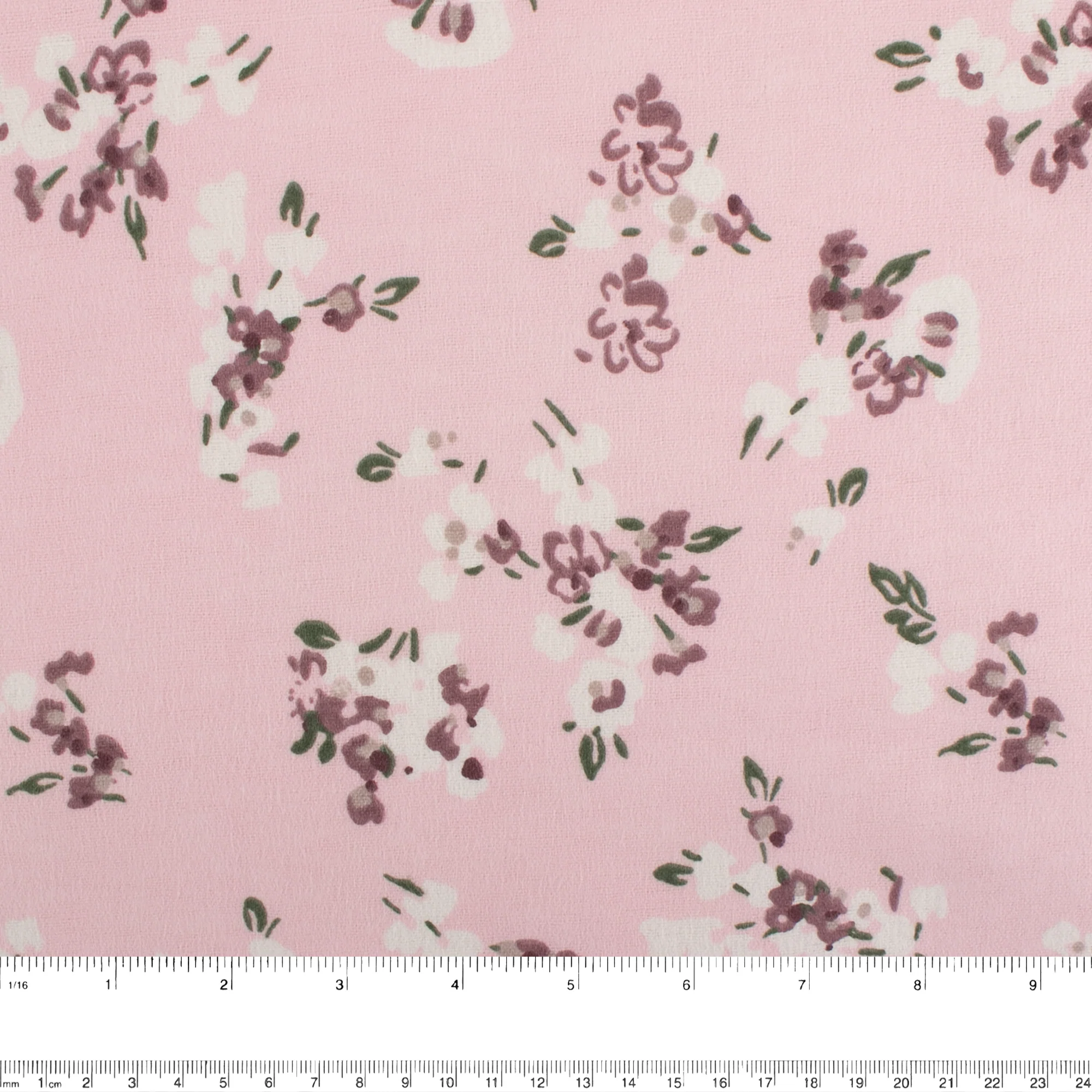 CHELSEA Flannelette Print - Florals - Pink / Plum - Image 2