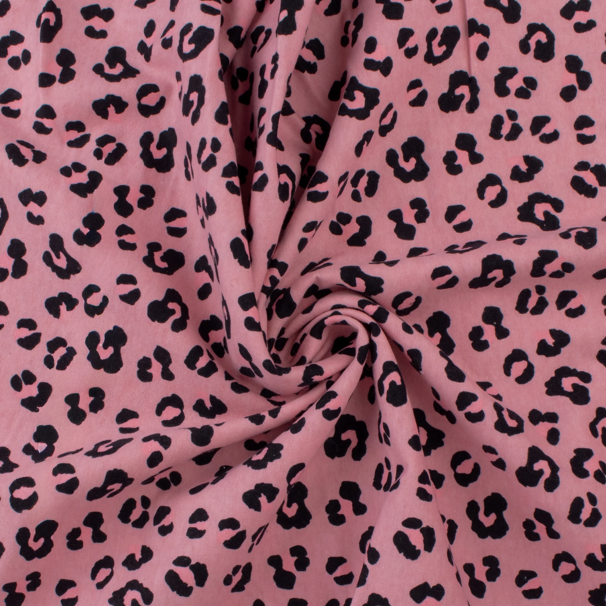 CHELSEA Flannelette Print - Leopard - Pink - Image 2