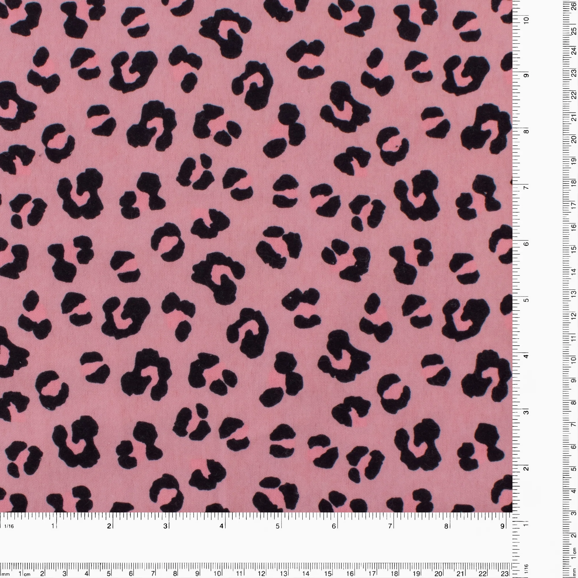 CHELSEA Flannelette Print - Leopard - Pink - Image 3