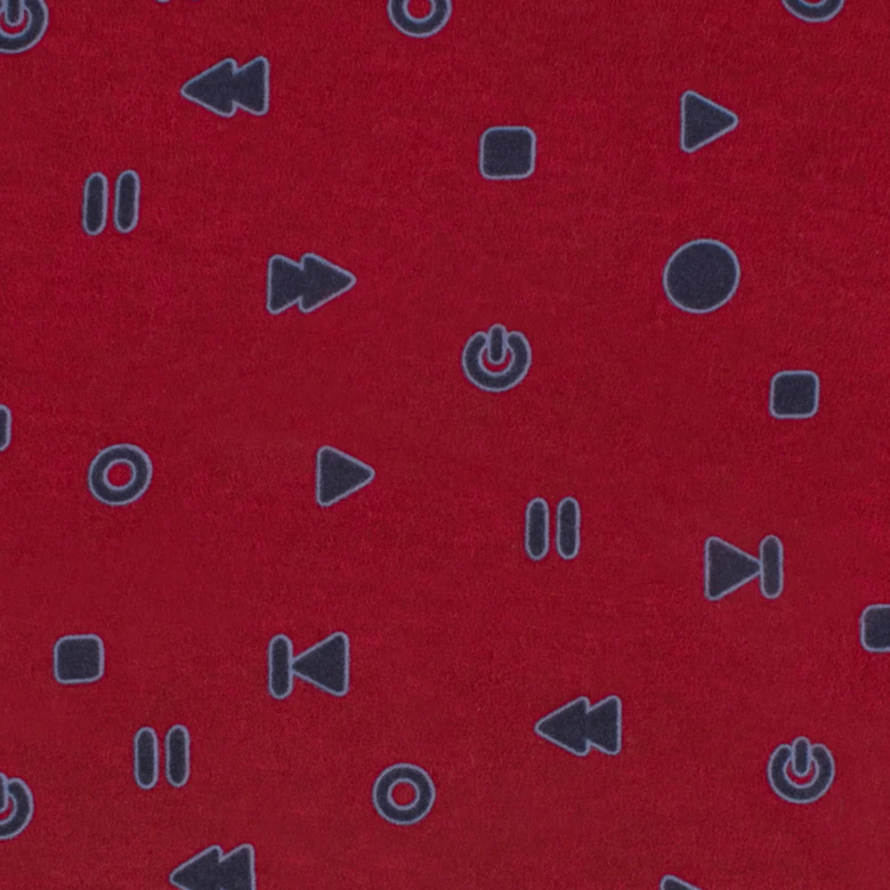 Chelsea Flannelette Print - Play - Red