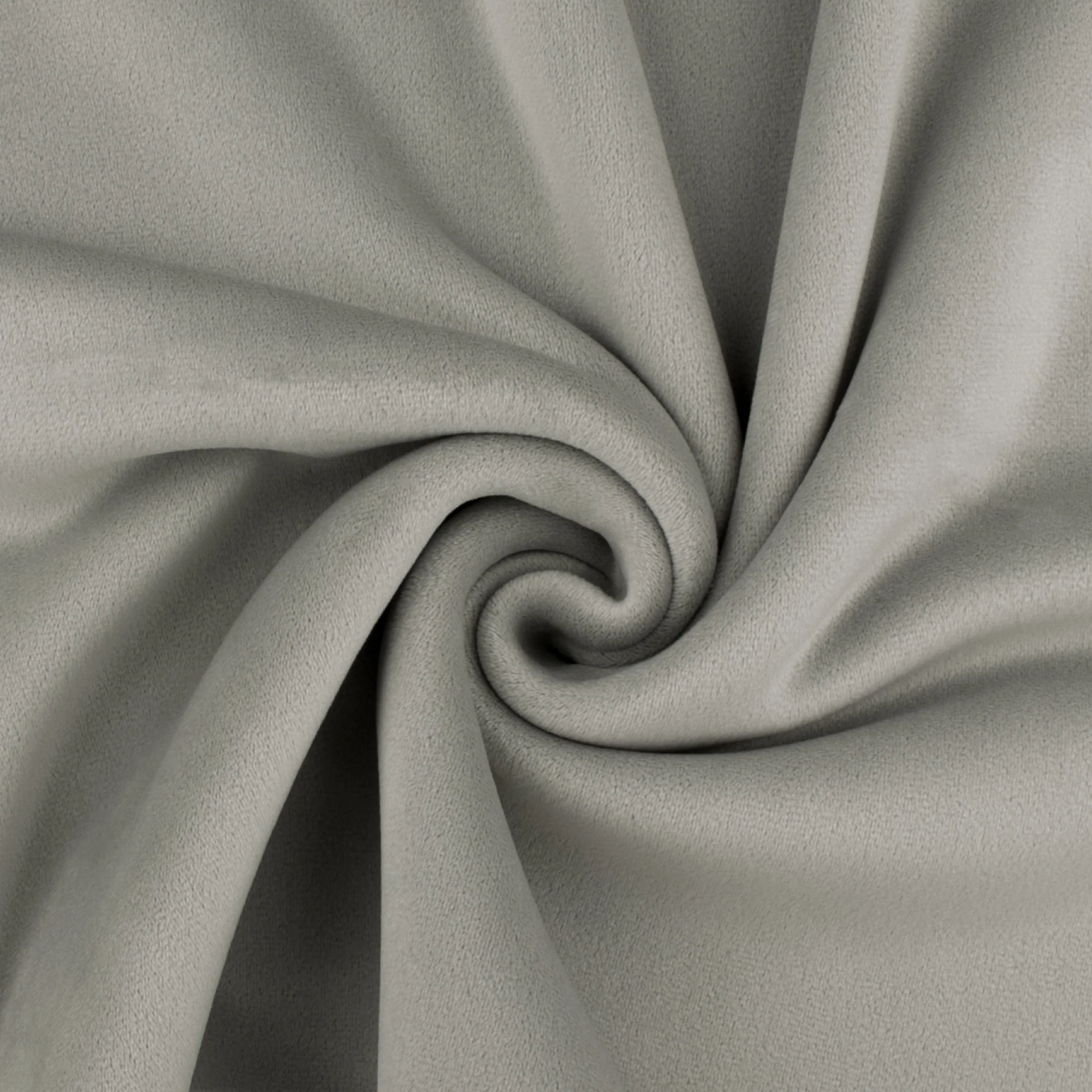 Chenille Bonded to Fleece - SNUGGLY  - 007 - Light Grey - Image 2